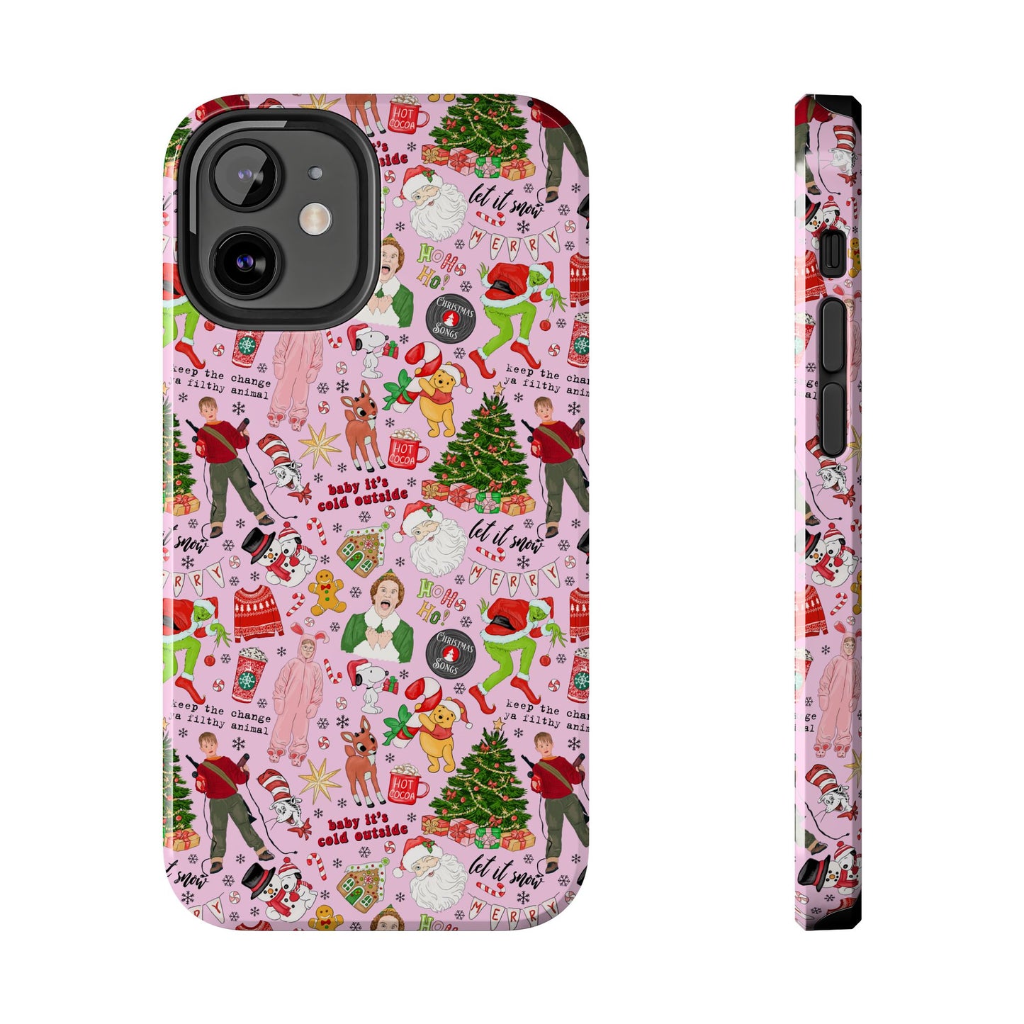 Pink Classic Christmas Movies  -  Tough Phone Cases