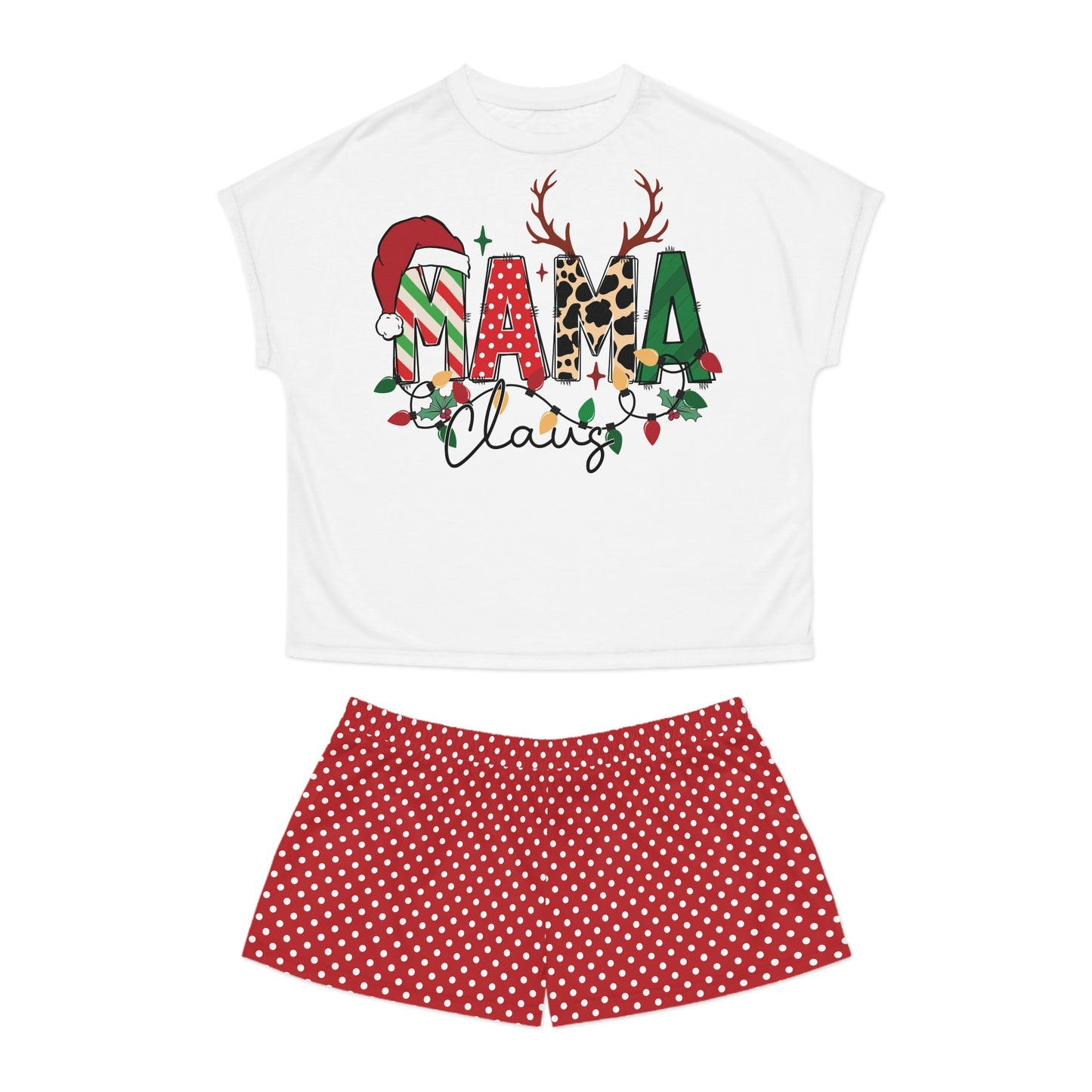 Mama Claus - Women's Short Pajama Set