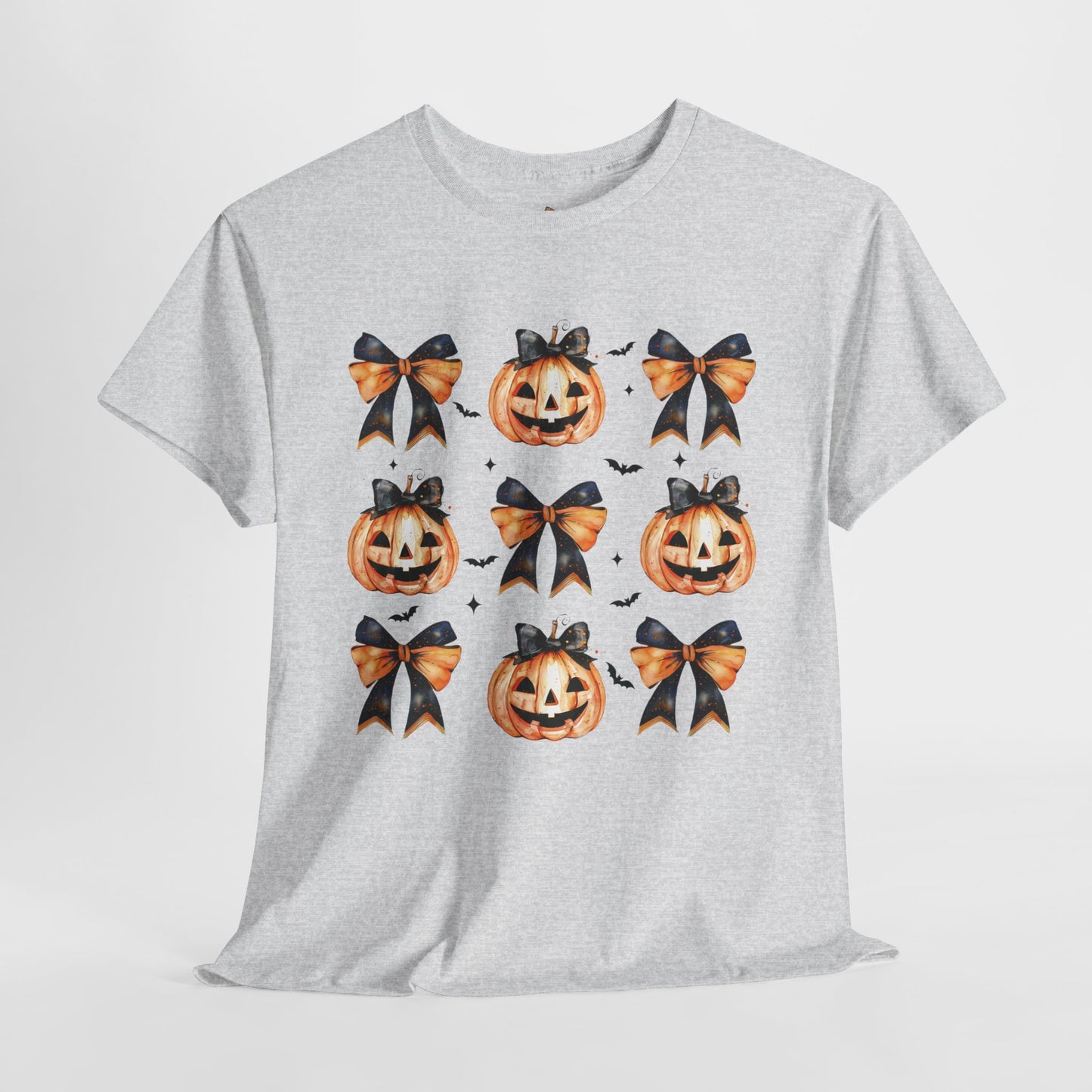 Pretty Little Jack-O-Lanterns -  Unisex Heavy Cotton Tee