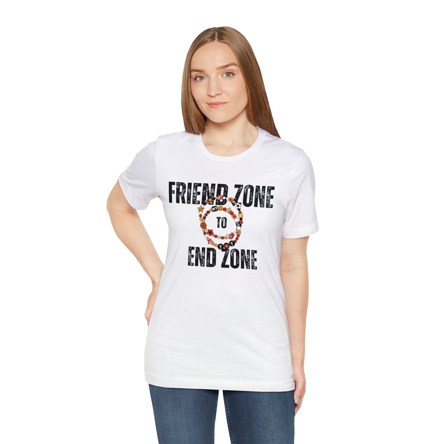 Friend Zone To The End Zone - Unisex Jersey Short Sleeve Tee