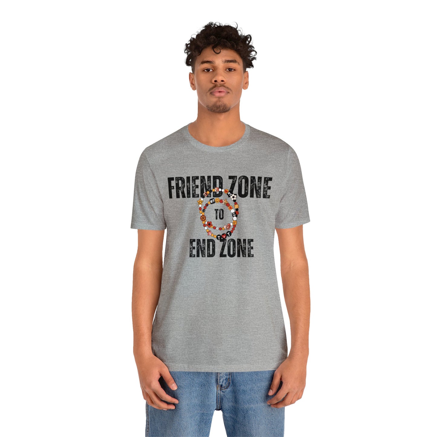 Friend Zone To The End Zone - Unisex Jersey Short Sleeve Tee