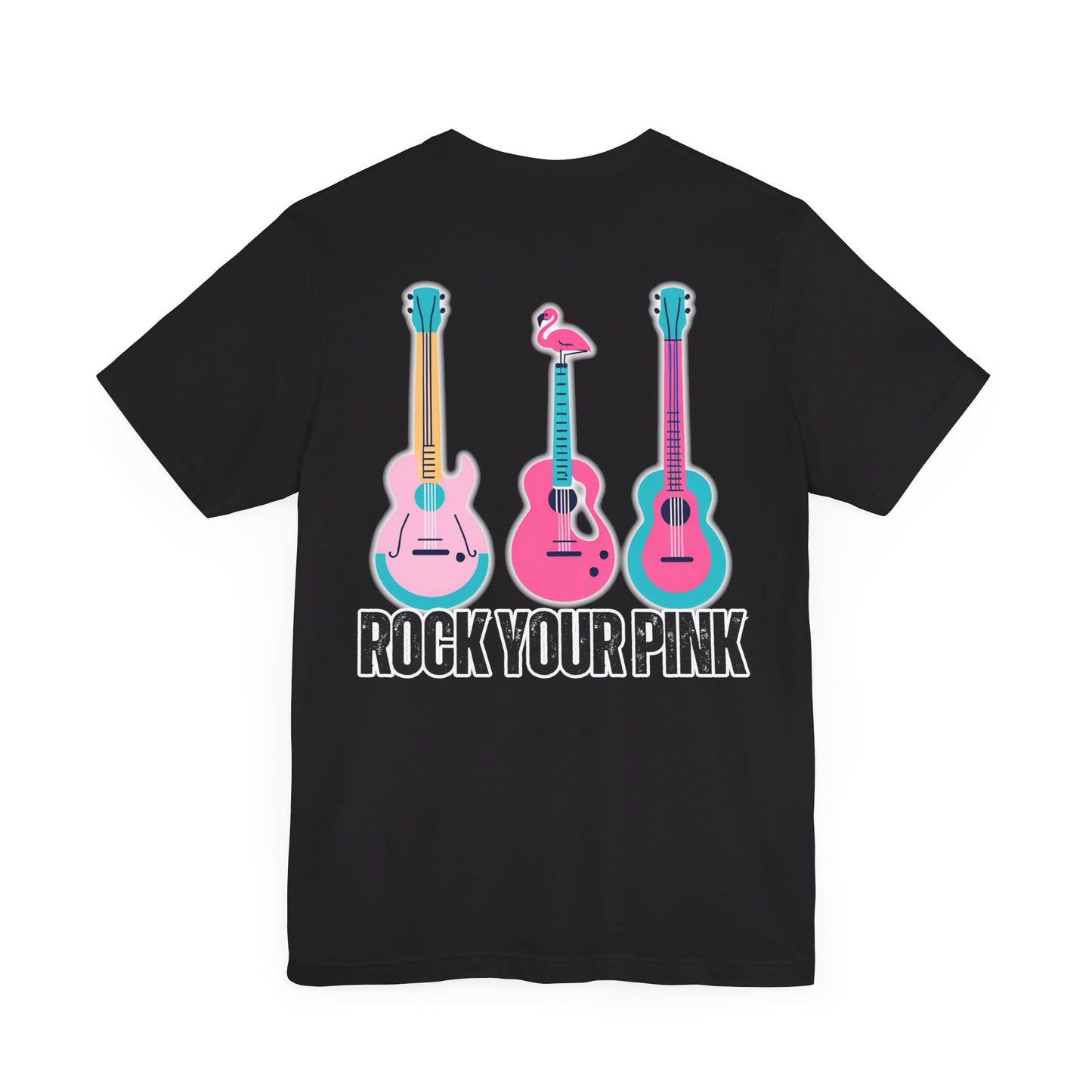 Guitar Rock Your Pink - Tshirt