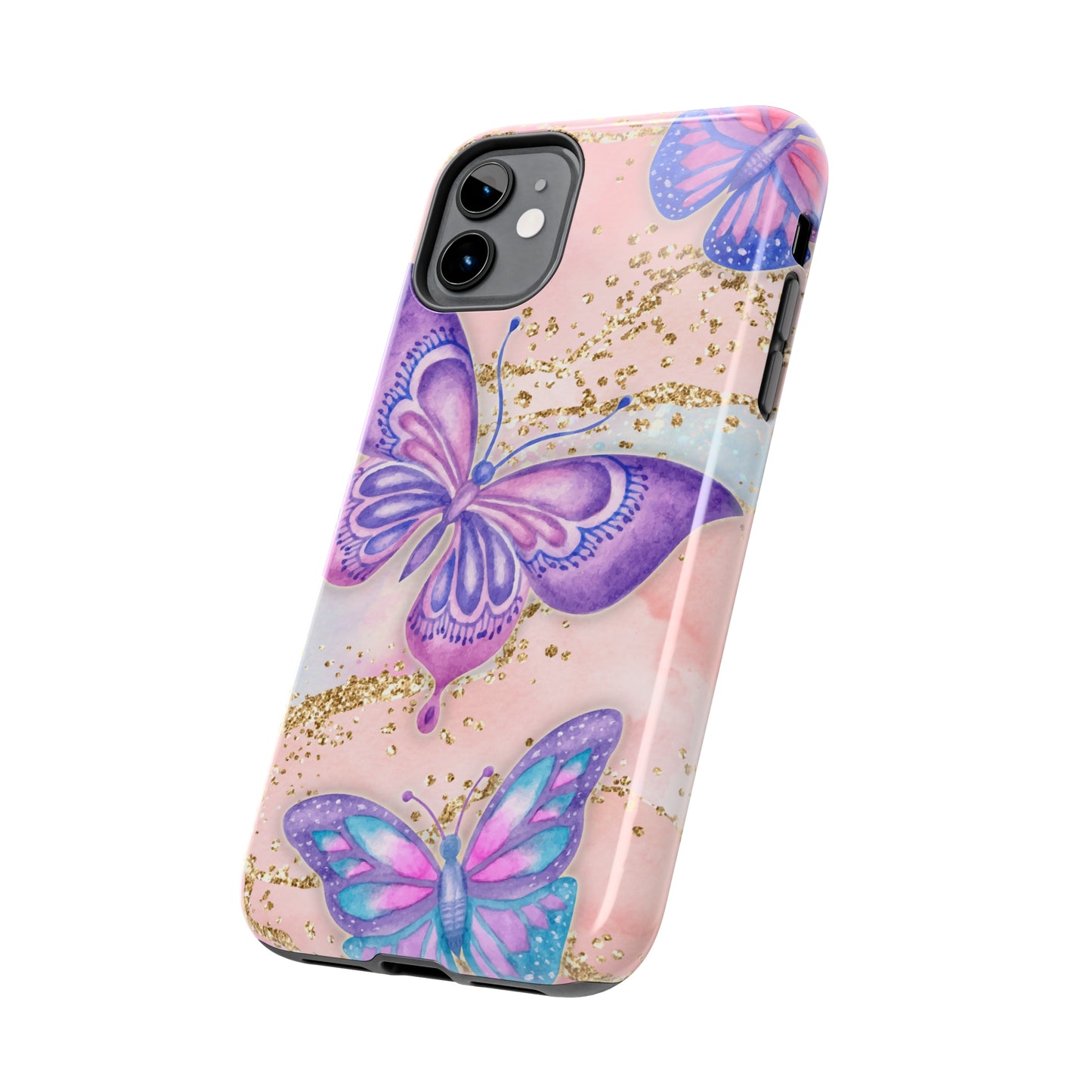 Marble Butterfly - Tough Phone Cases