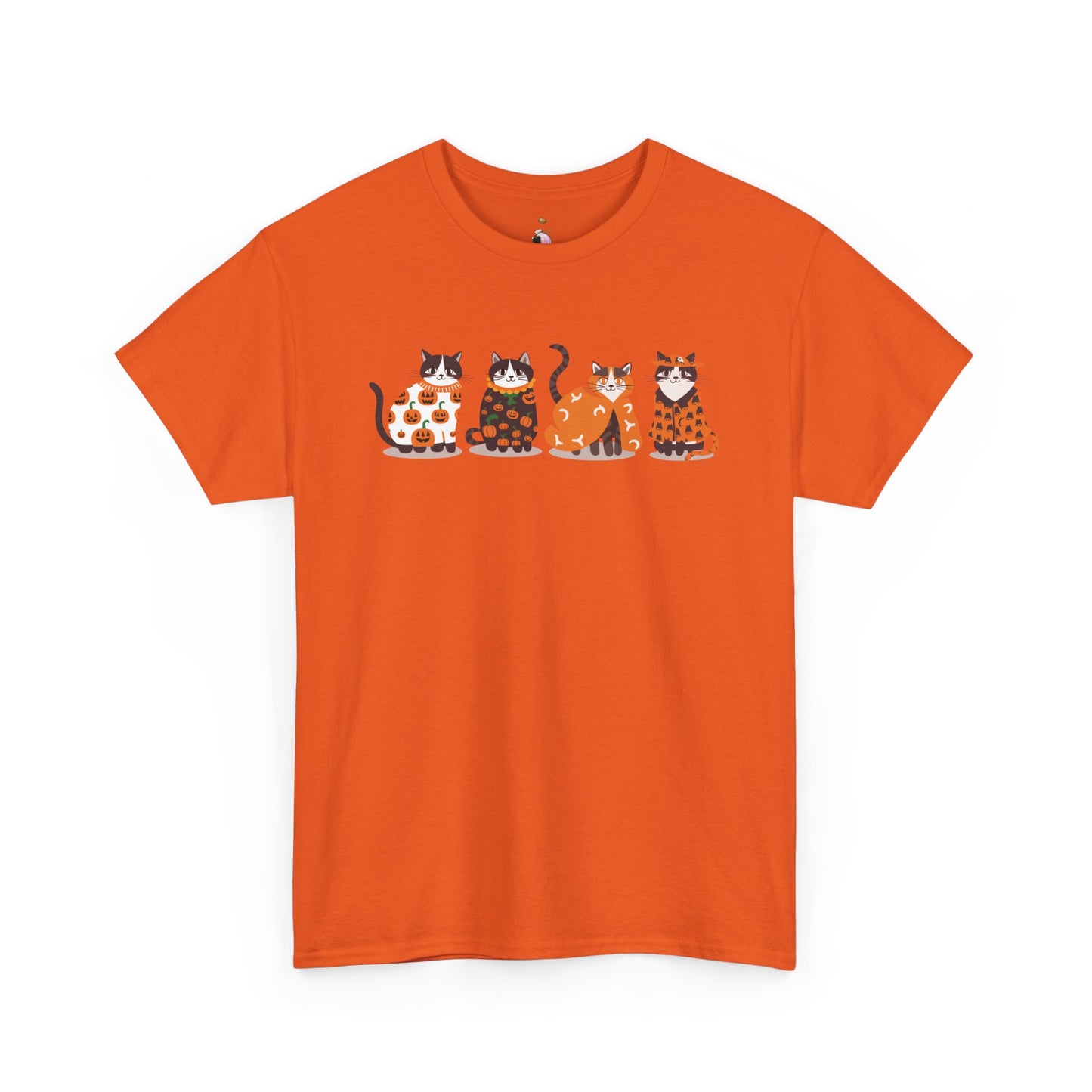 Halloween Kitties - Unisex Heavy Cotton Tee