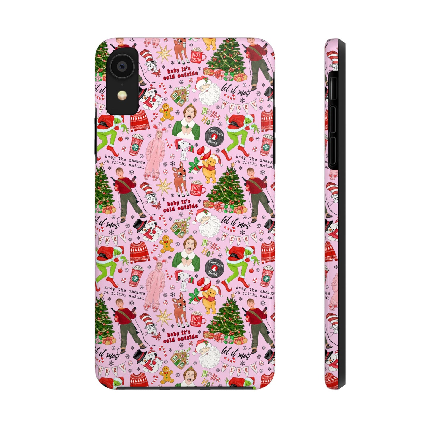 Pink Classic Christmas Movies  -  Tough Phone Cases