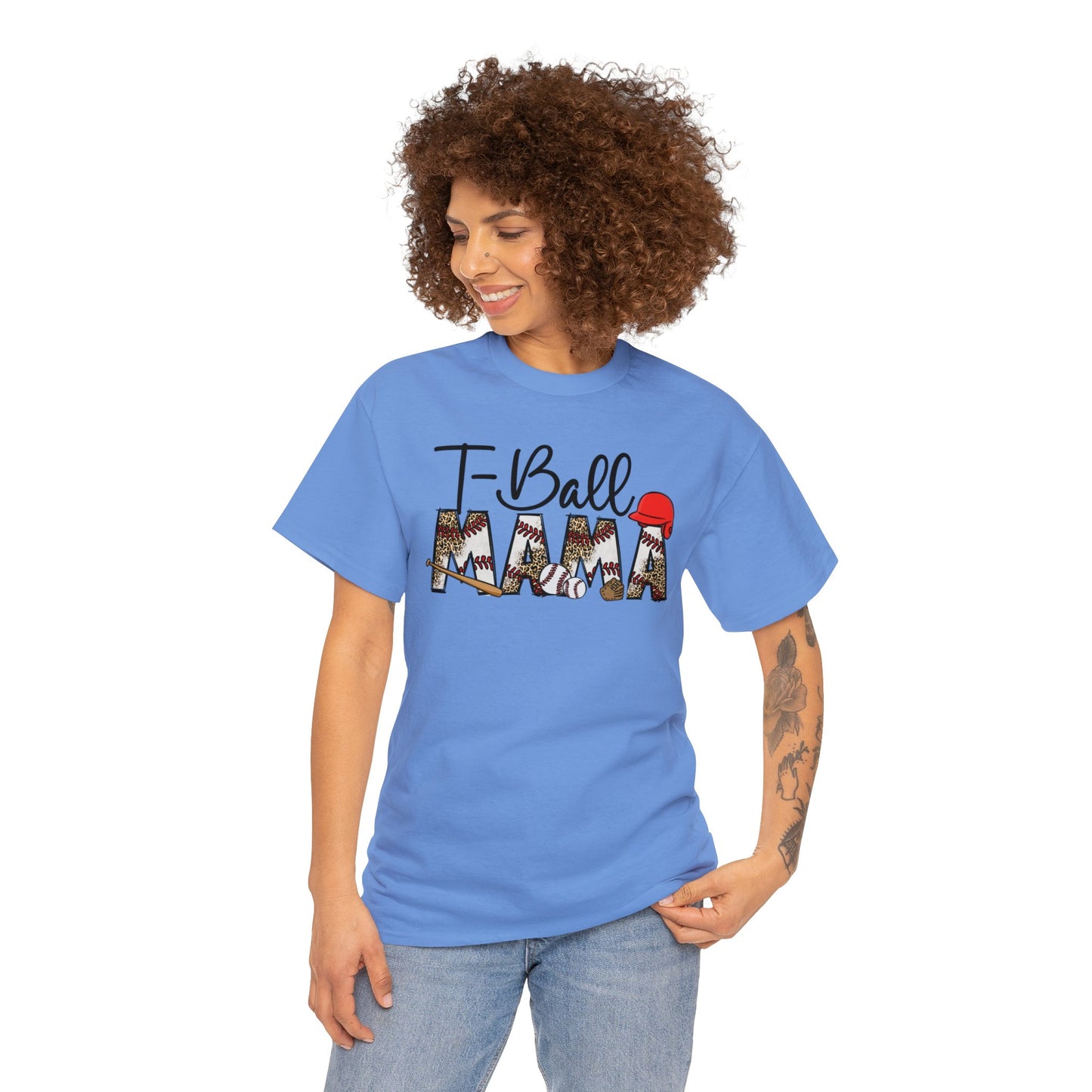 T-Ball Mama  - Unisex Heavy Cotton Tee