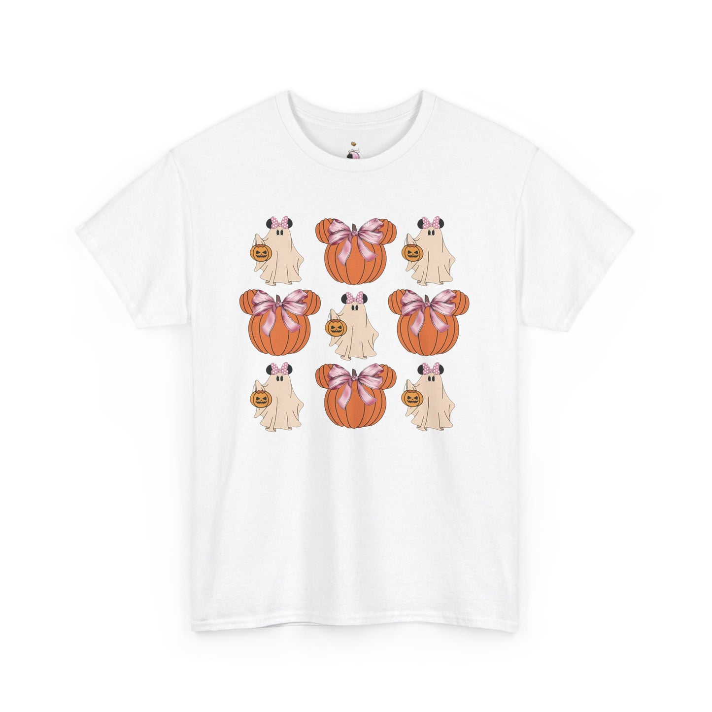 Girly Mouse Ghost Pumpkins - Halloween Tee -  Shirt