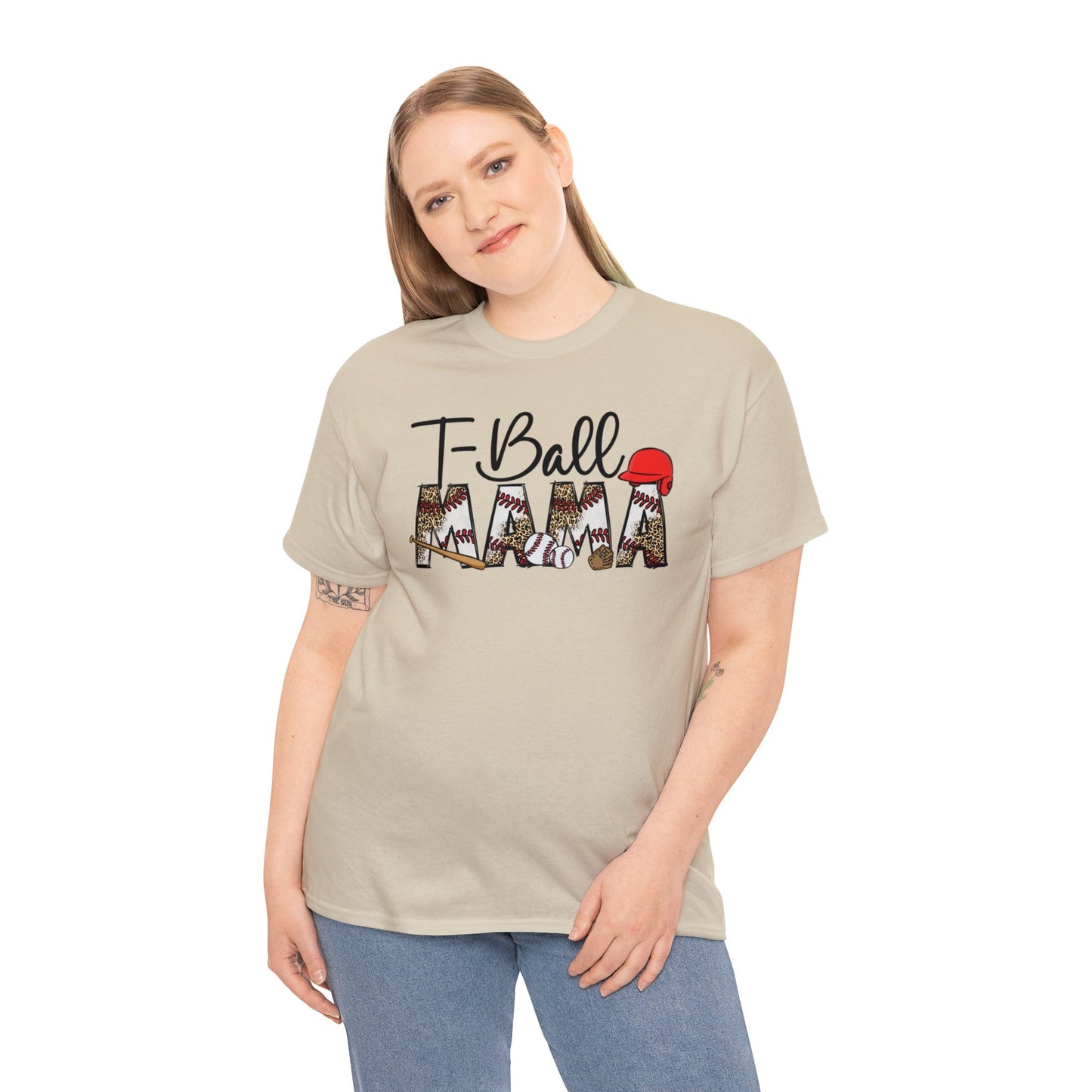 T-Ball Mama  - Unisex Heavy Cotton Tee