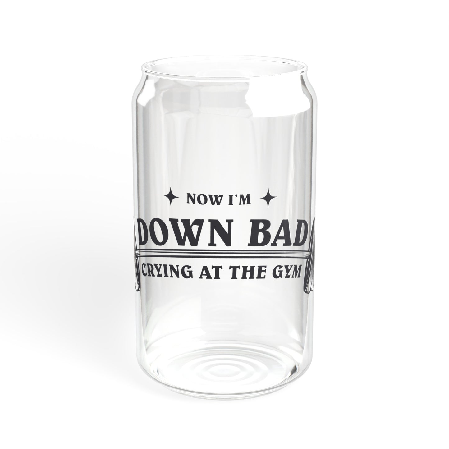 Down Bad - Sipper Glass, 16oz