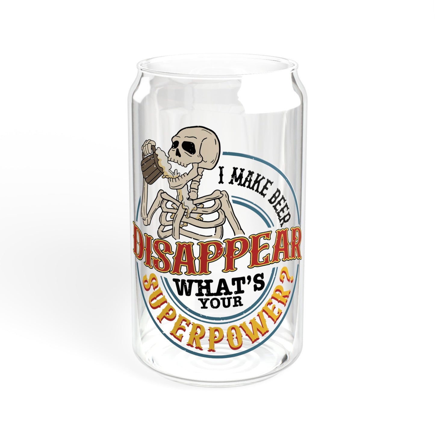 Beer Disappear - Sipper Glass, 16oz