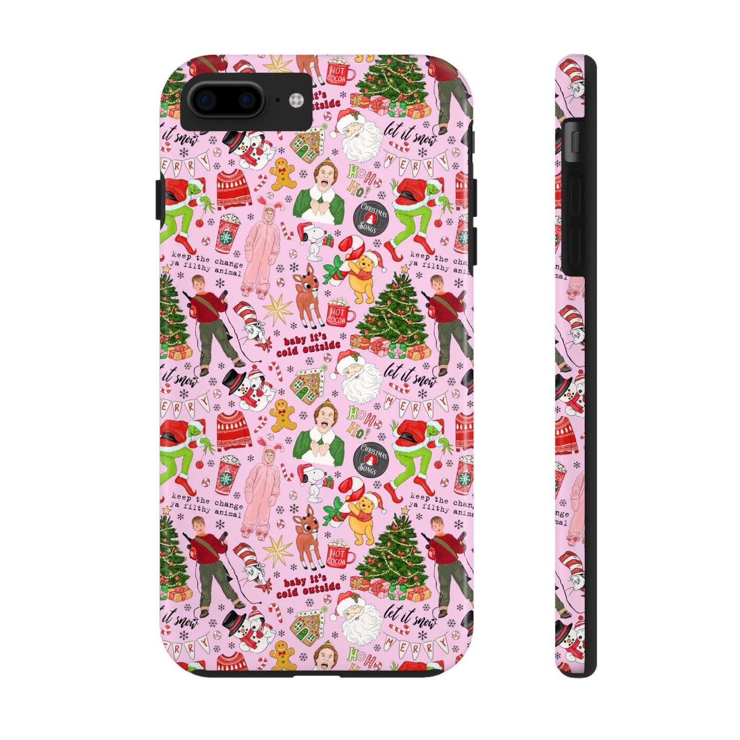 Pink Classic Christmas Movies  -  Tough Phone Cases