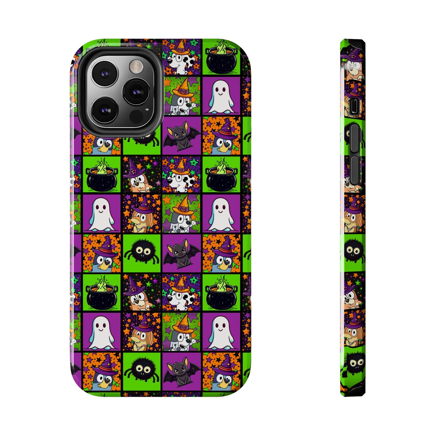 Blue Pup Halloween -  Tough Phone Cases