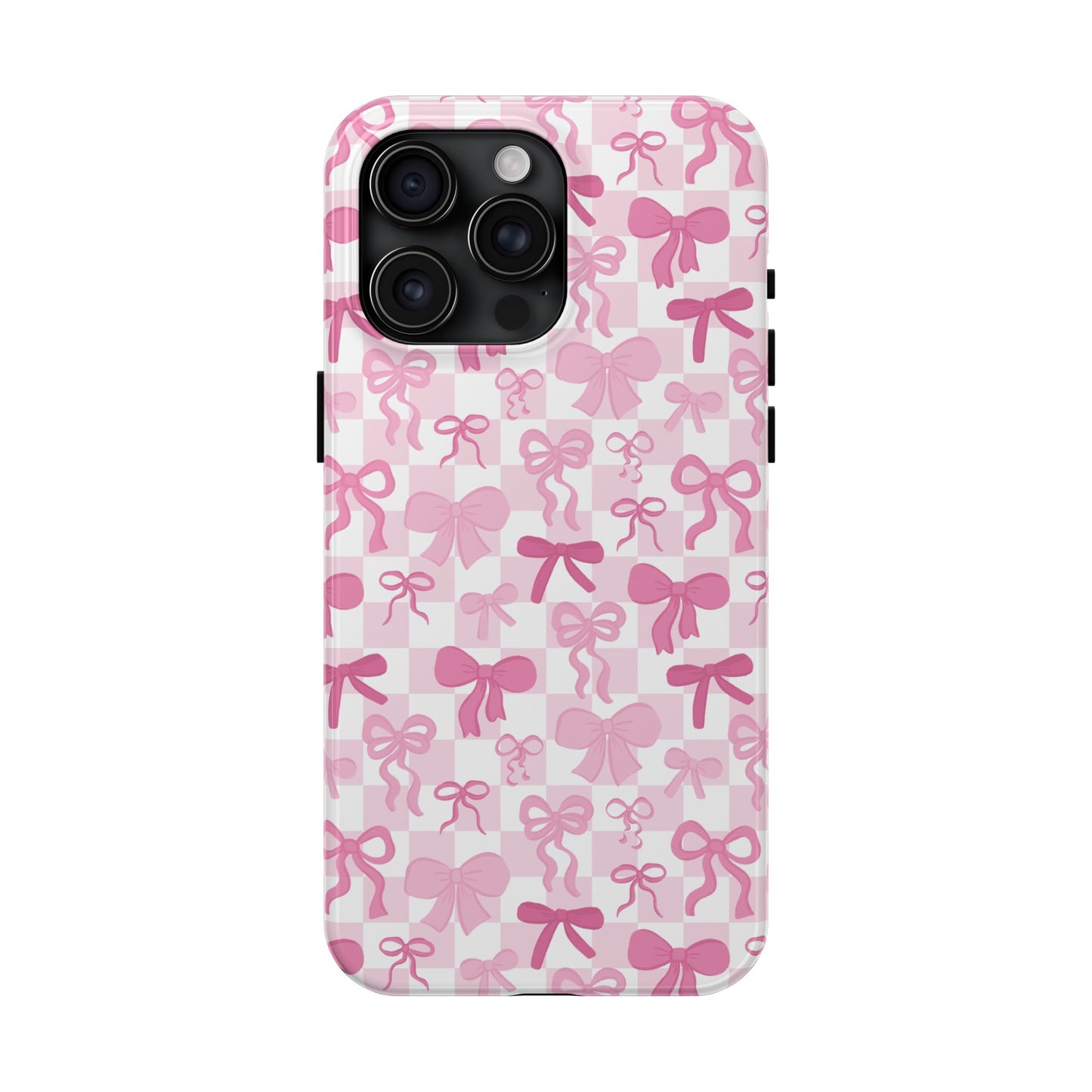 Coquette Pink Bow Girly - Tough Phone Cases