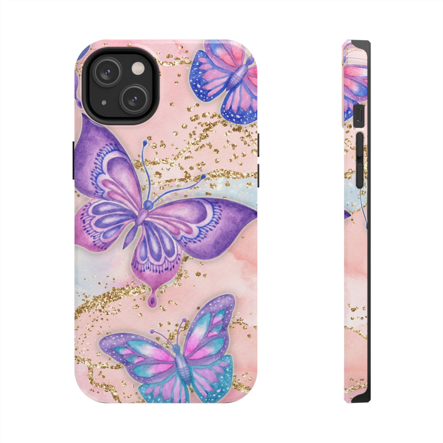 Marble Butterfly - Tough Phone Cases