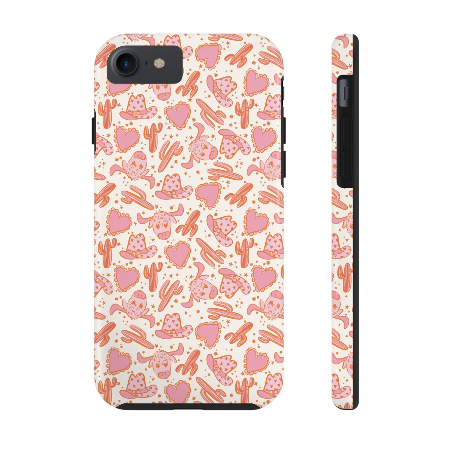 Pink Western Cowgirl  - Tough Phone Cases