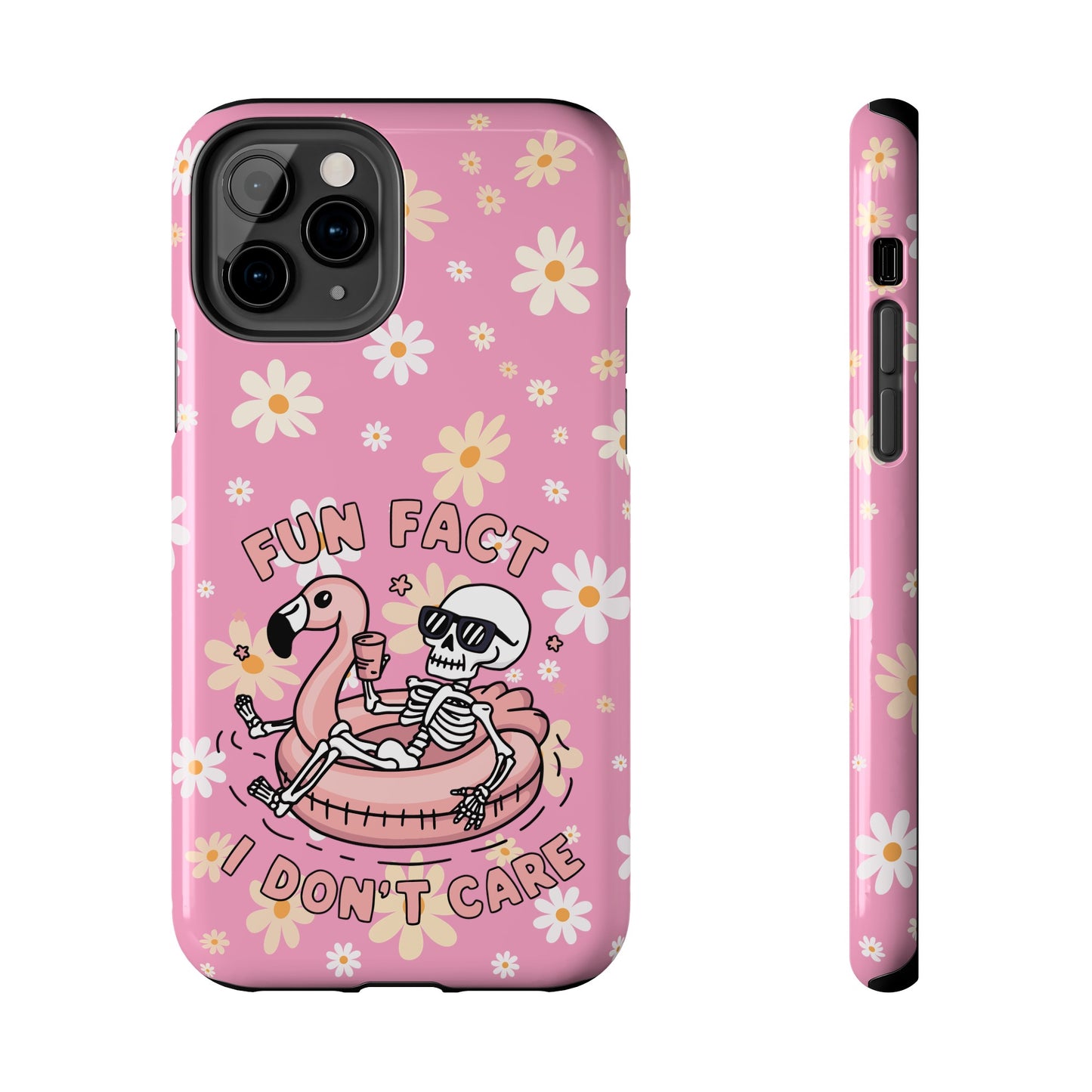 Fun Face I Dont Care  - Tough Phone Cases