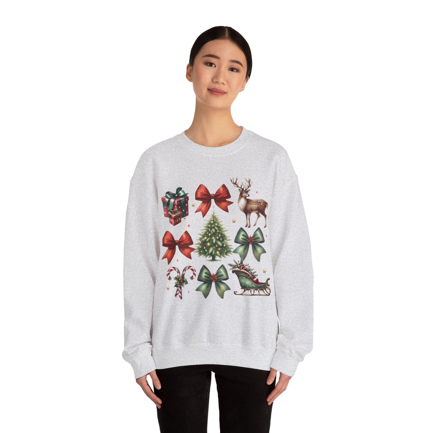 Classic Christmas Coquette - Christmas Sweatshirt