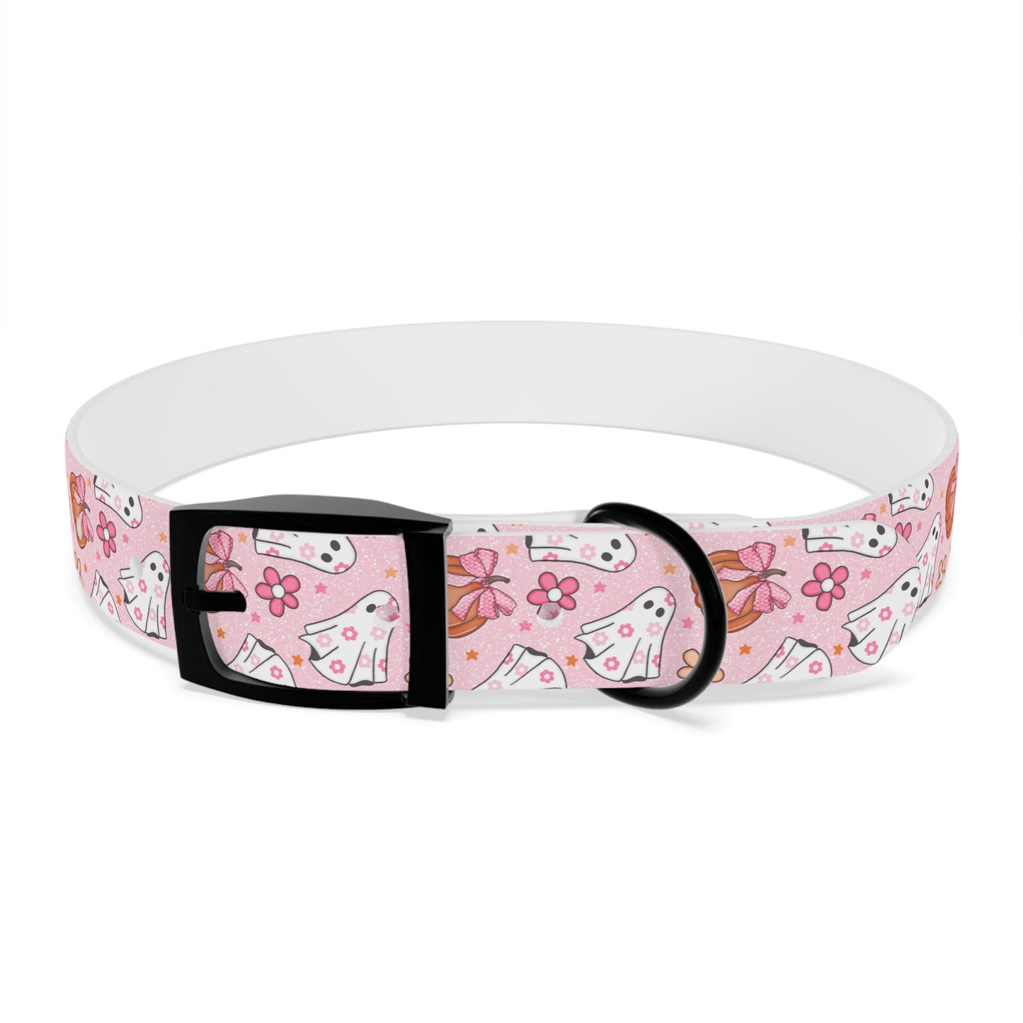 Pink Ghost  - Dog Collar