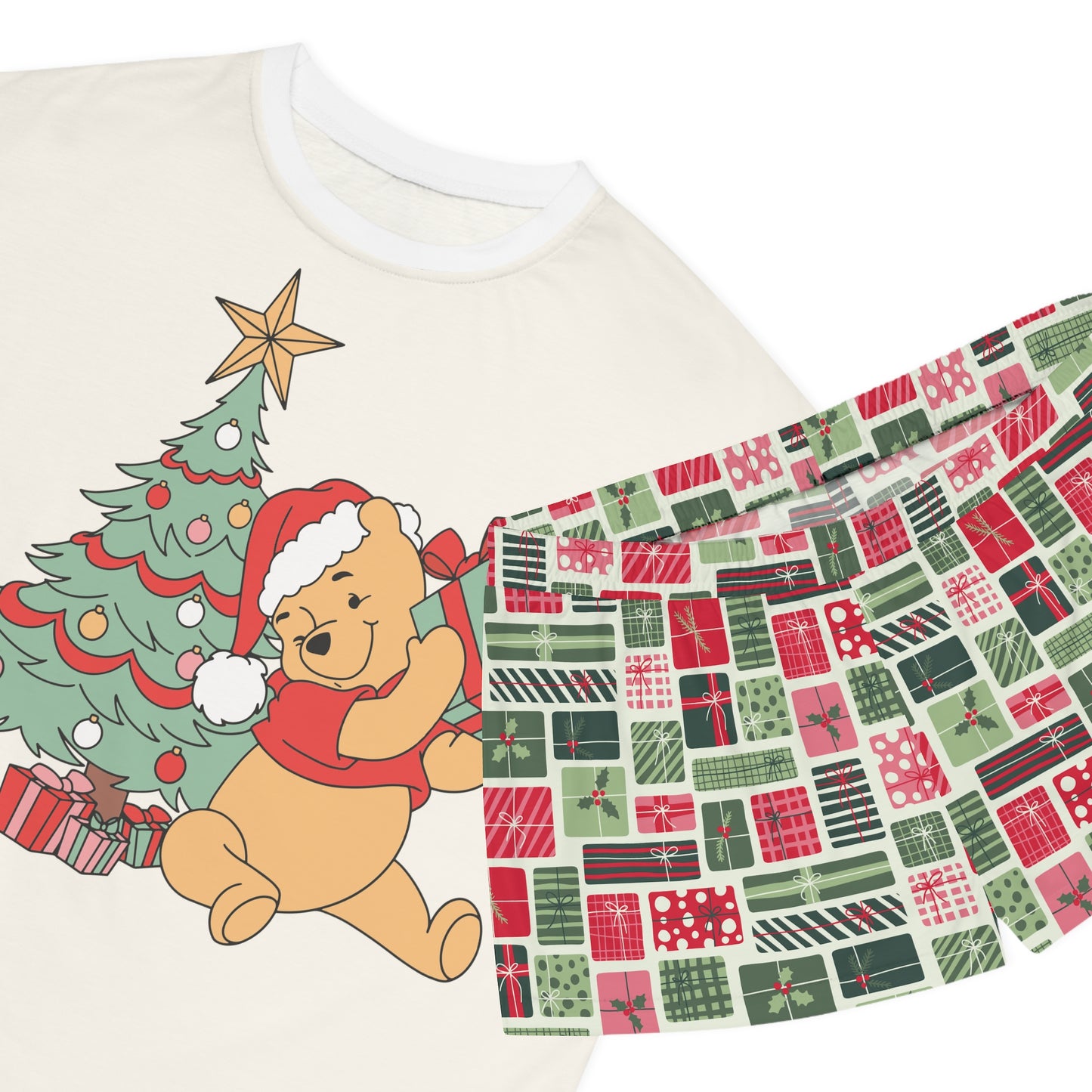 100 Acre Woods Christmas - Women's Short Pajama Set