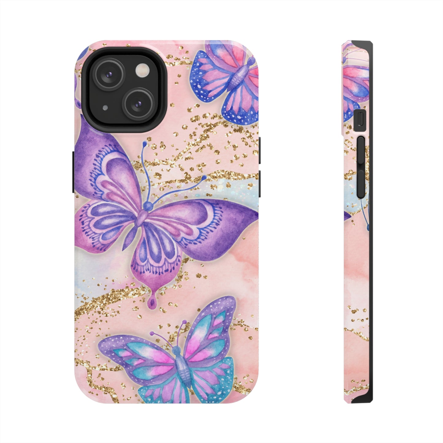 Marble Butterfly - Tough Phone Cases