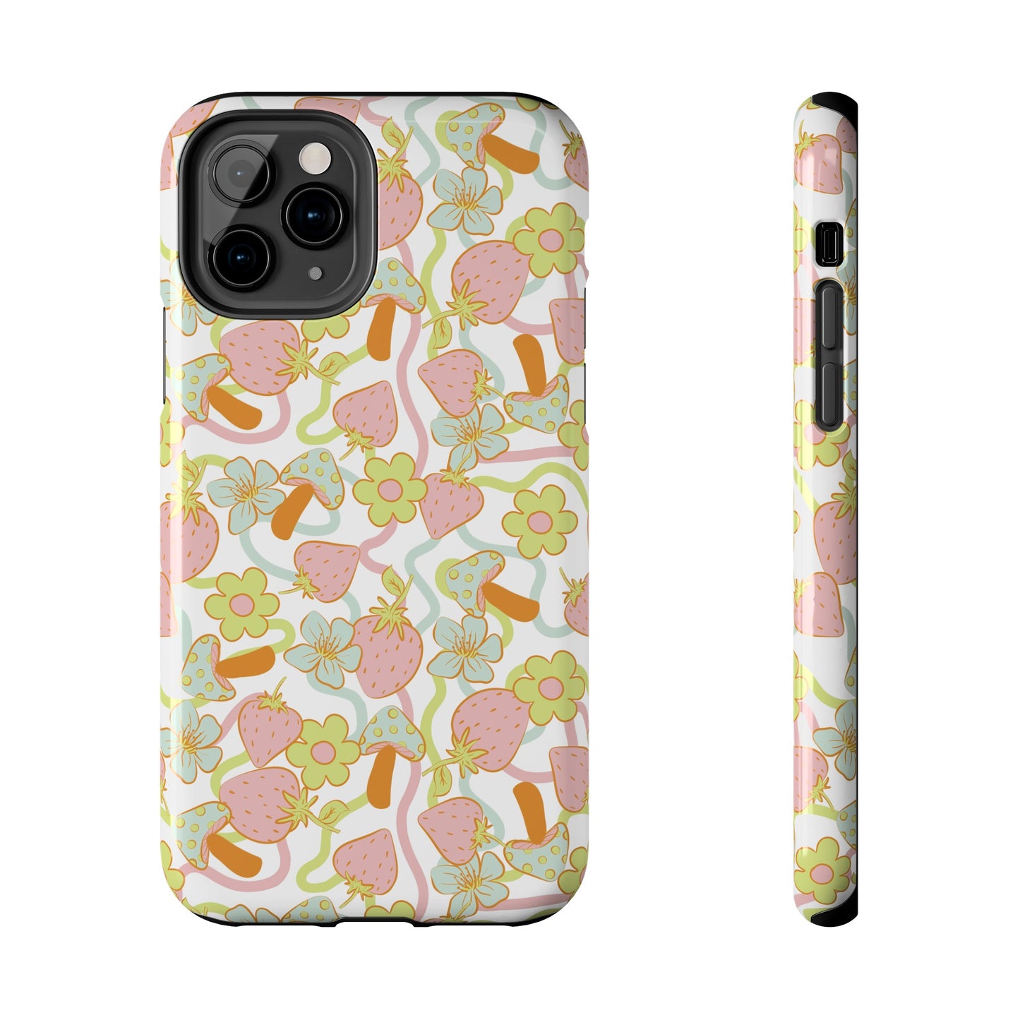 Strawberry Shrooms - Tough Phone Cases