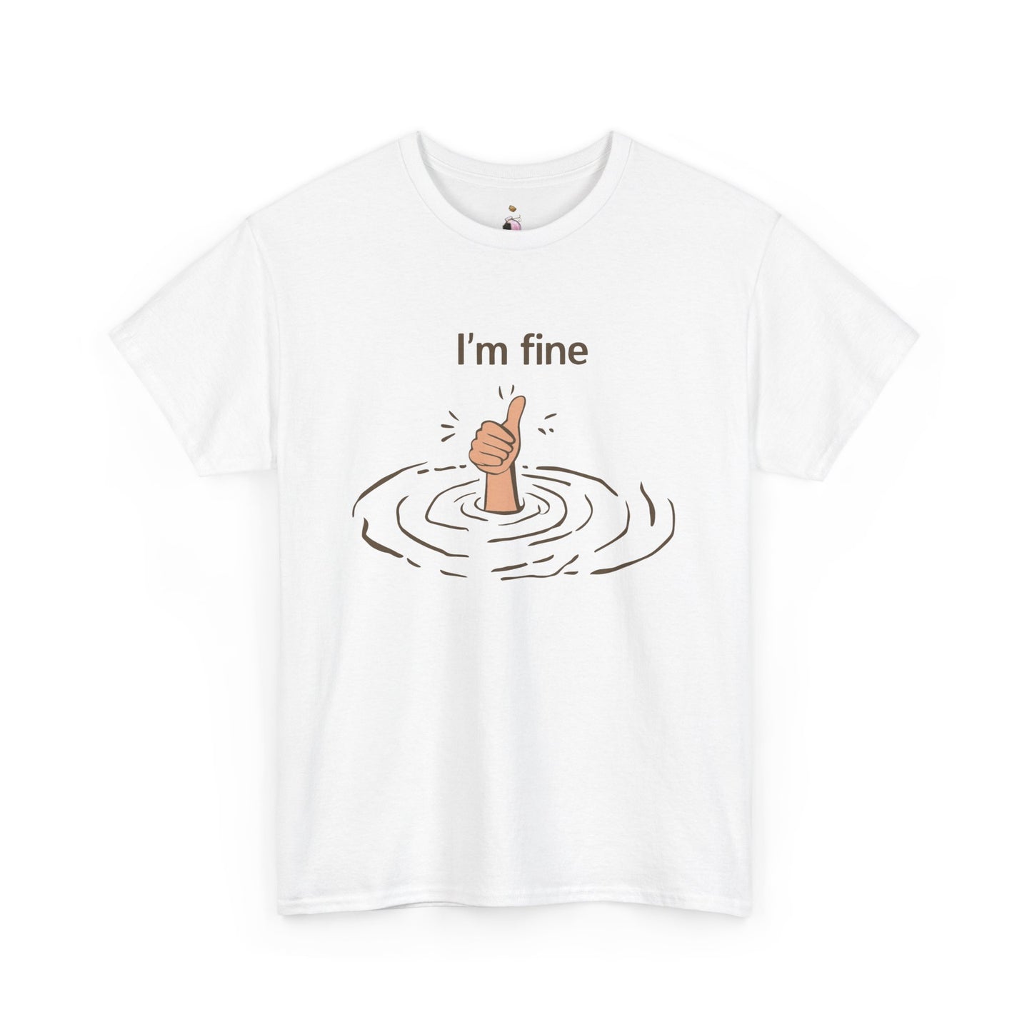 I'm Fine - Unisex Heavy Cotton Tee