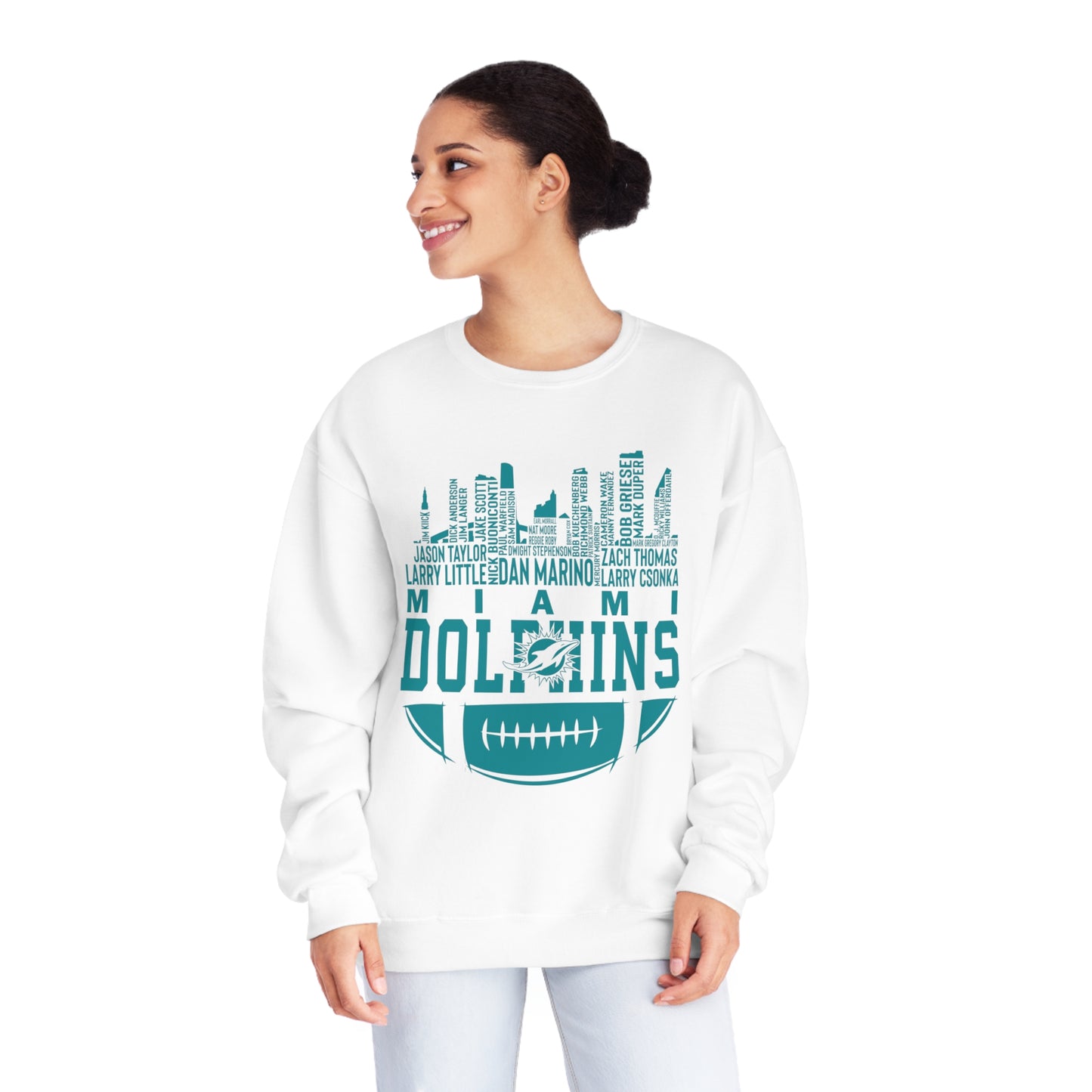 Fins Big Names - Unisex NuBlend® Crewneck Sweatshirt