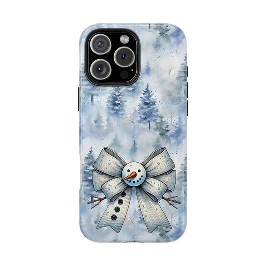 Snowman Bow  - Christmas  -  Tough Phone Cases