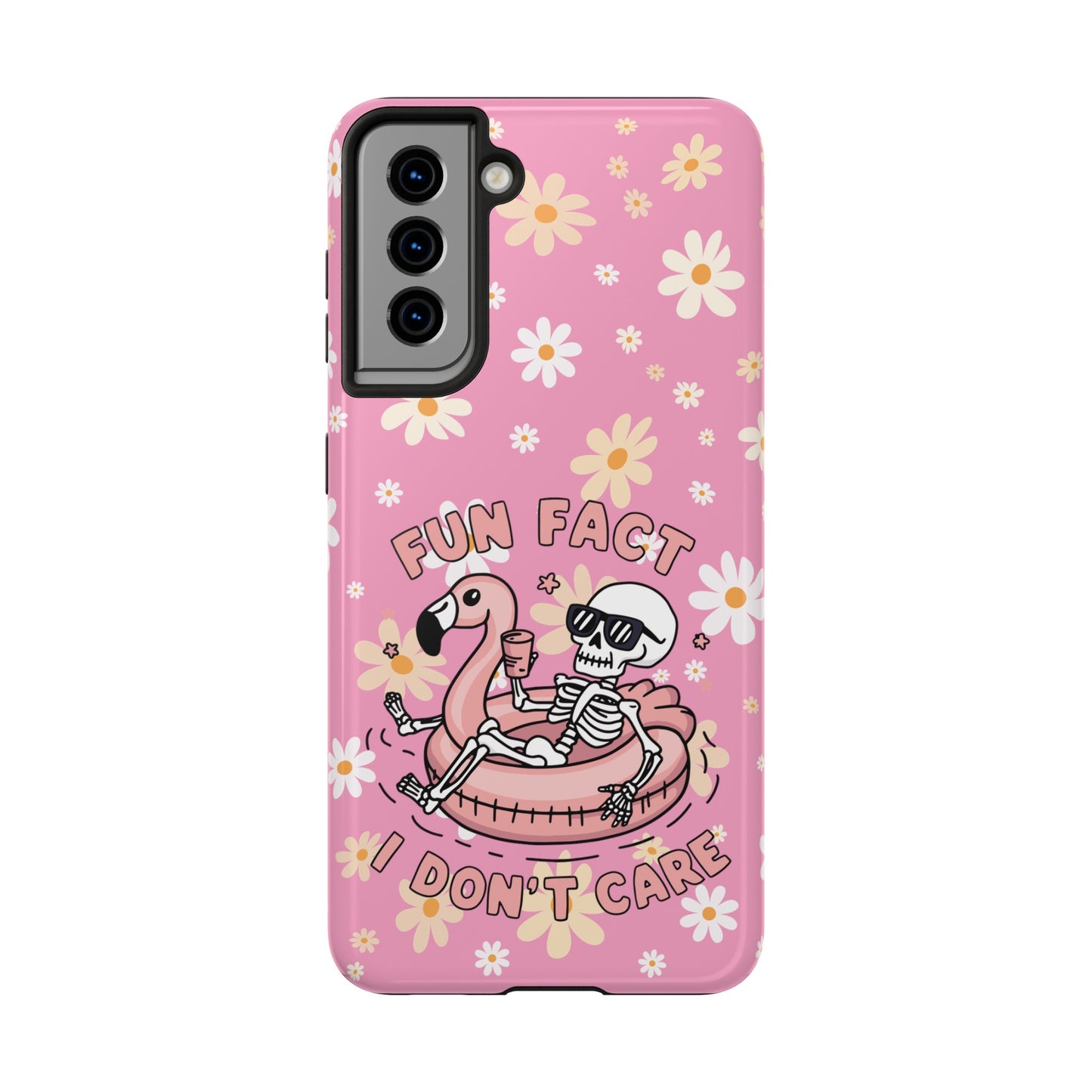 Fun Face I Dont Care  - Tough Phone Cases