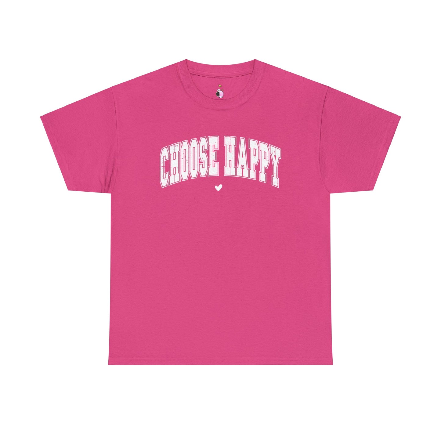 Choose Happy - Unisex Heavy Cotton Tee