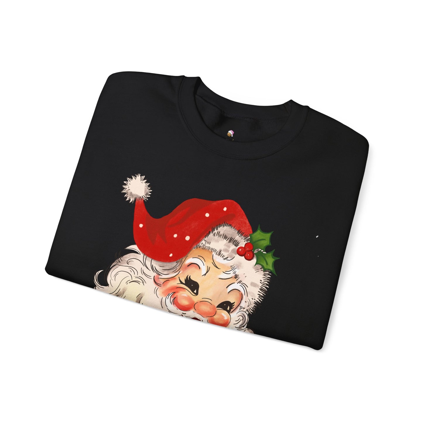 Blushing Santa Christmas Sweatshirt