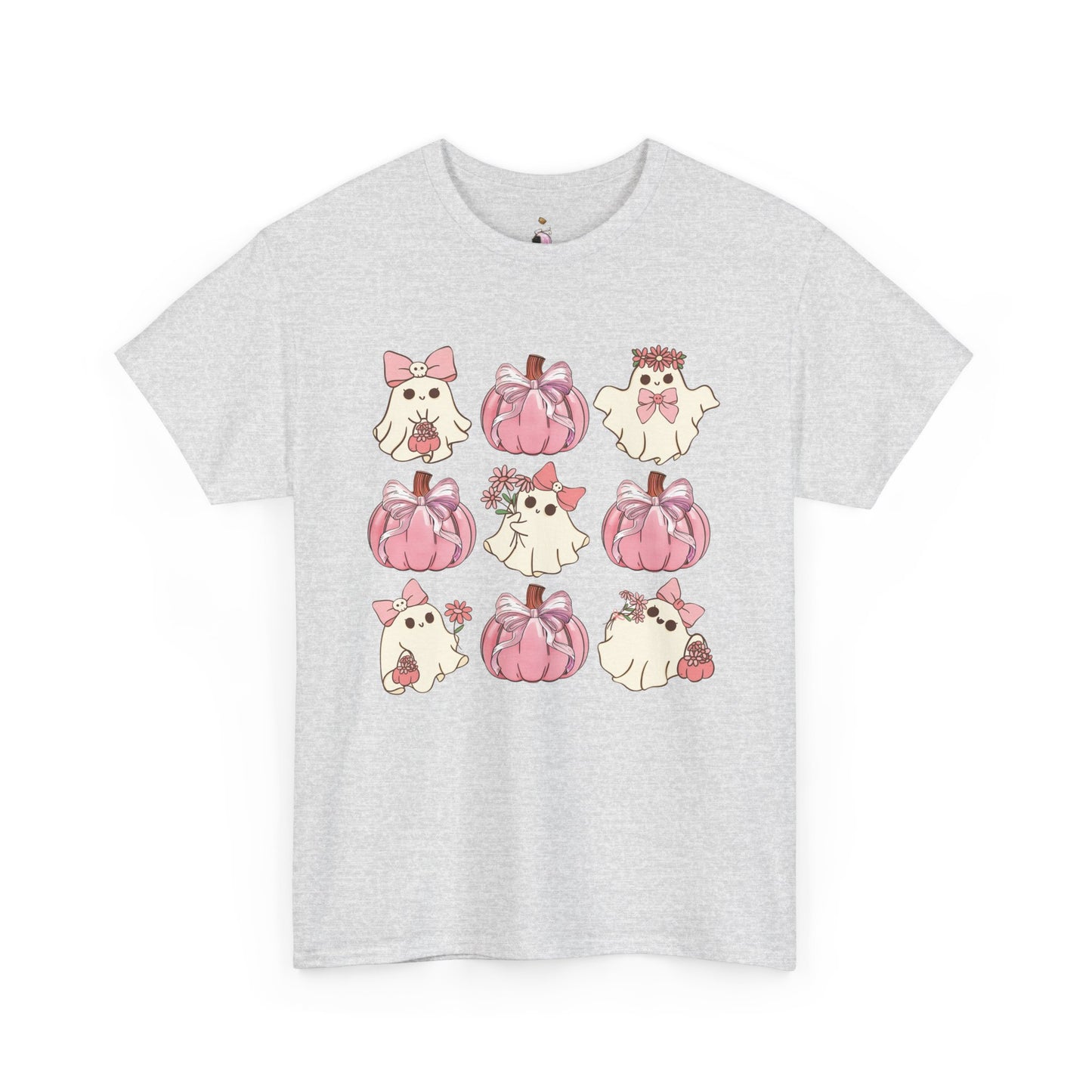 Pretty In Pink Ghosts  - Unisex Heavy Cotton Tee