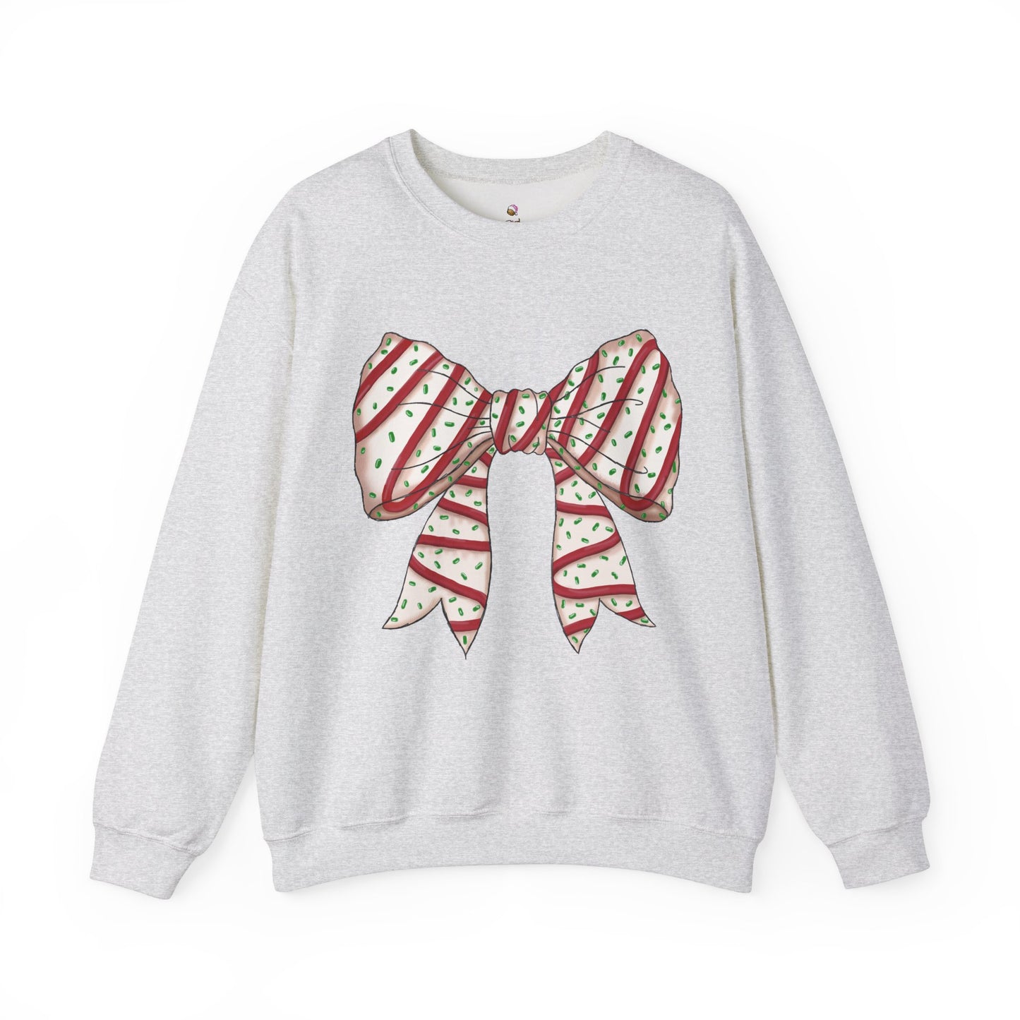 Christmas Snack Cake Coquette Crewneck Sweatshirt