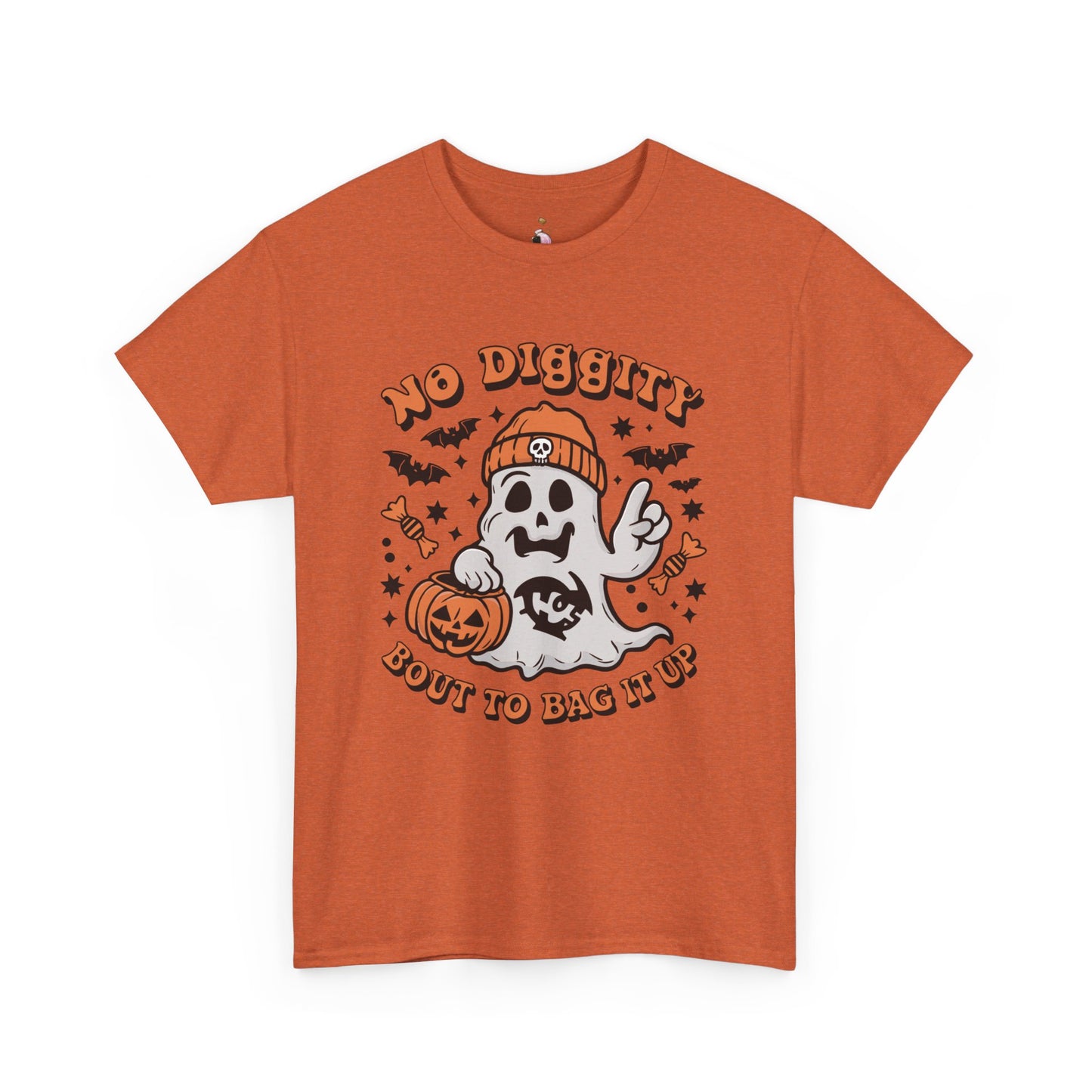 No Diggity Ghost -  Unisex Heavy Cotton Tee