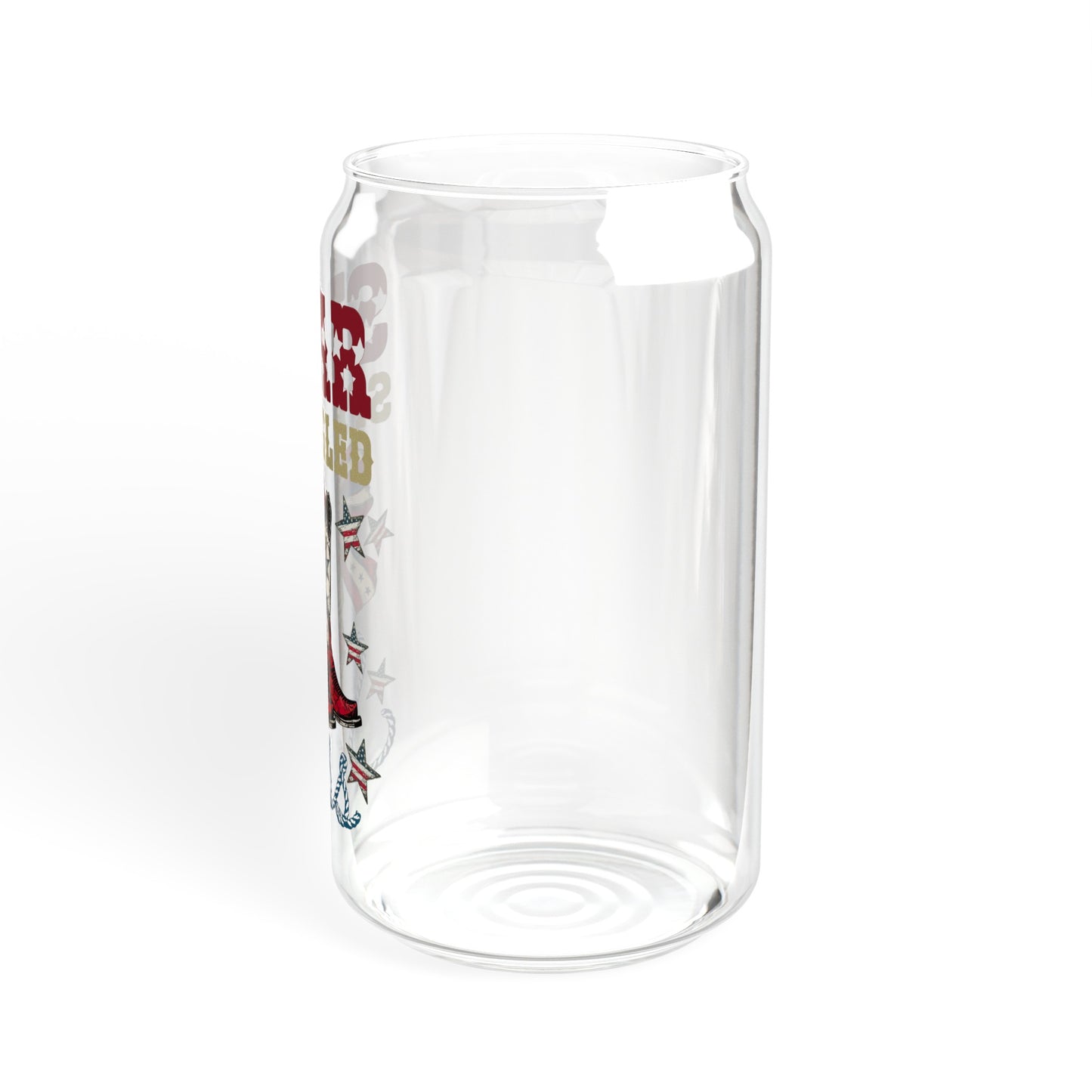 Star Spangled Sass - Sipper Glass, 16oz