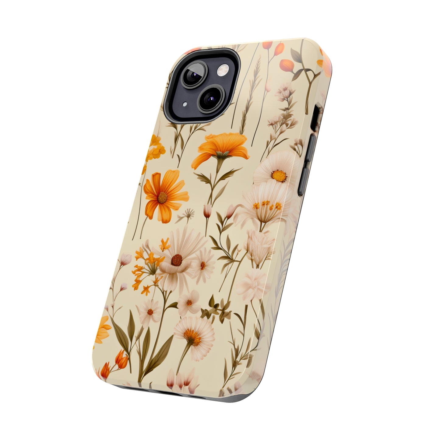 Yellow Floral - Tough Phone Cases