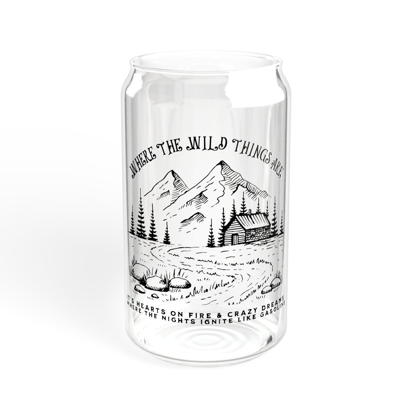 Where The Wild Things Are - Sipper Glass, 16oz