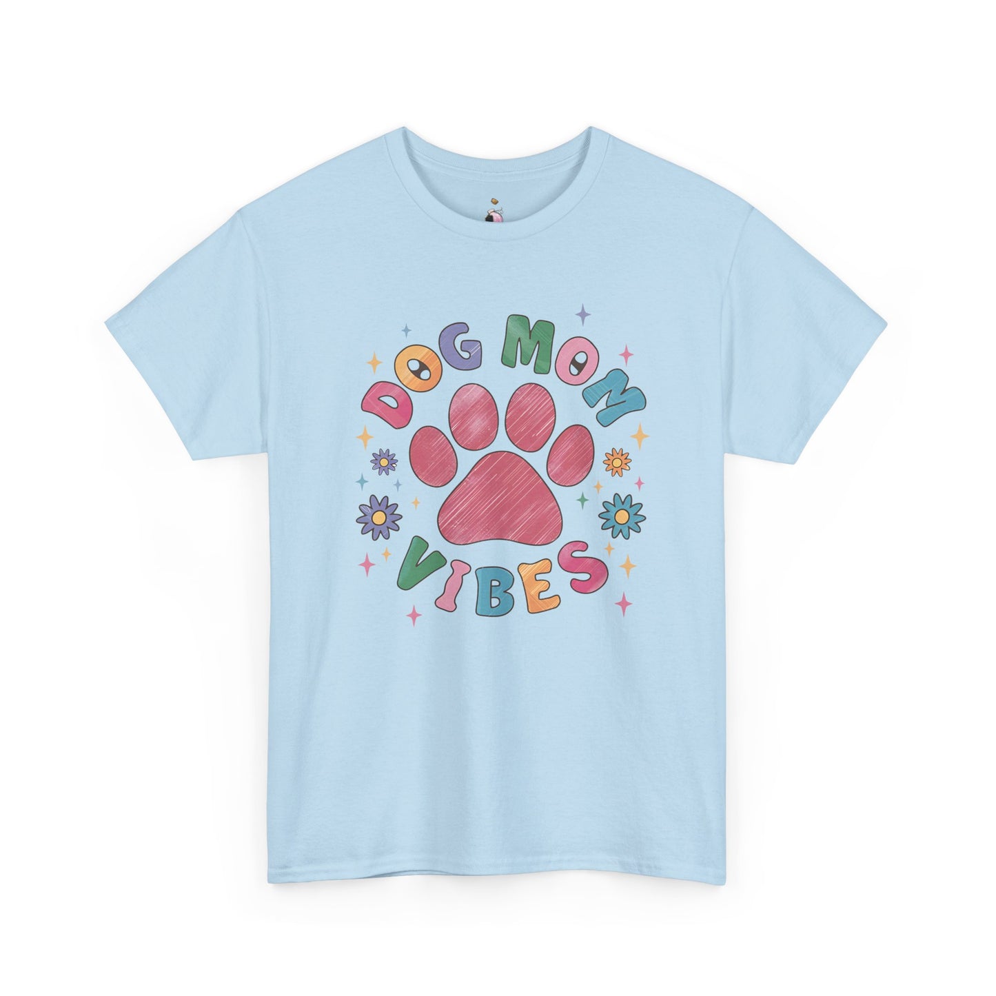 Dog Mom Vibes - Unisex Heavy Cotton Tee