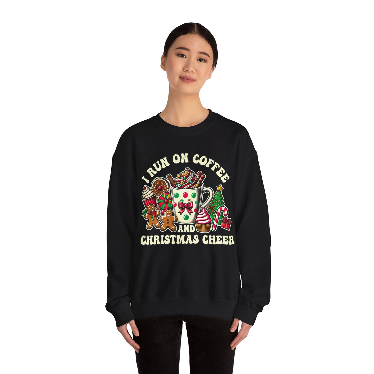 Coffee And Christmas Cheer Christmas Sweatshirt