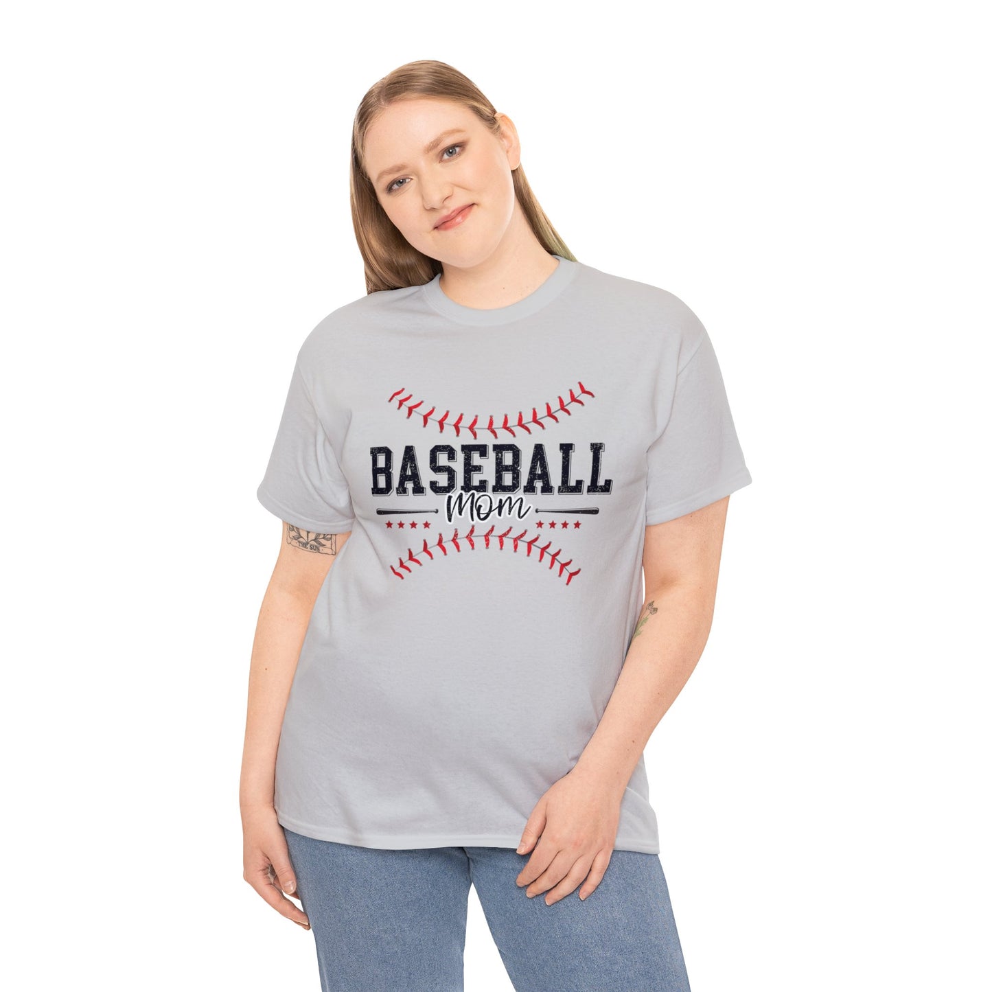 Baseball Mom - Unisex Heavy Cotton Tee