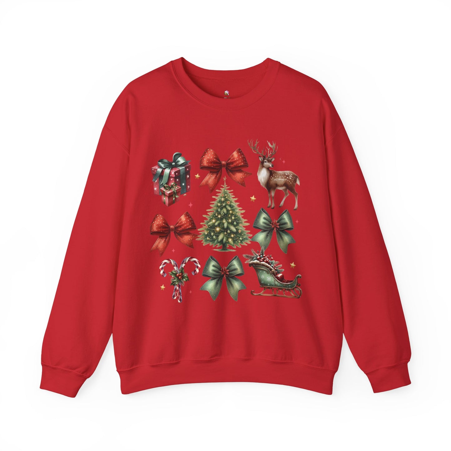 Classic Christmas Coquette - Christmas Sweatshirt