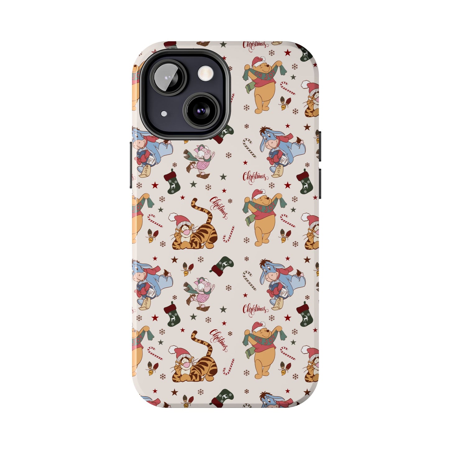 100 Acre Woods Christmas  -  Tough Phone Cases