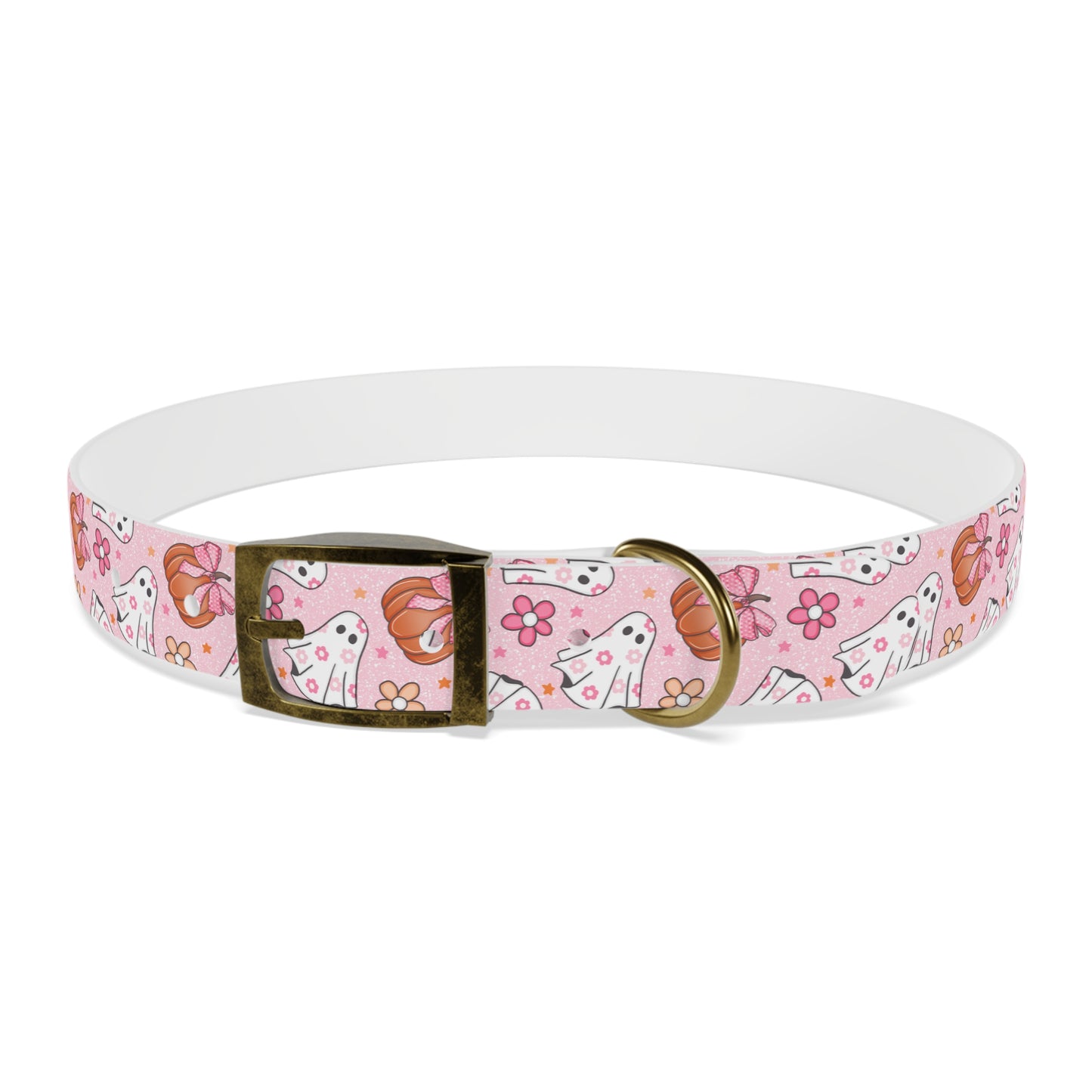 Pink Ghost  - Dog Collar