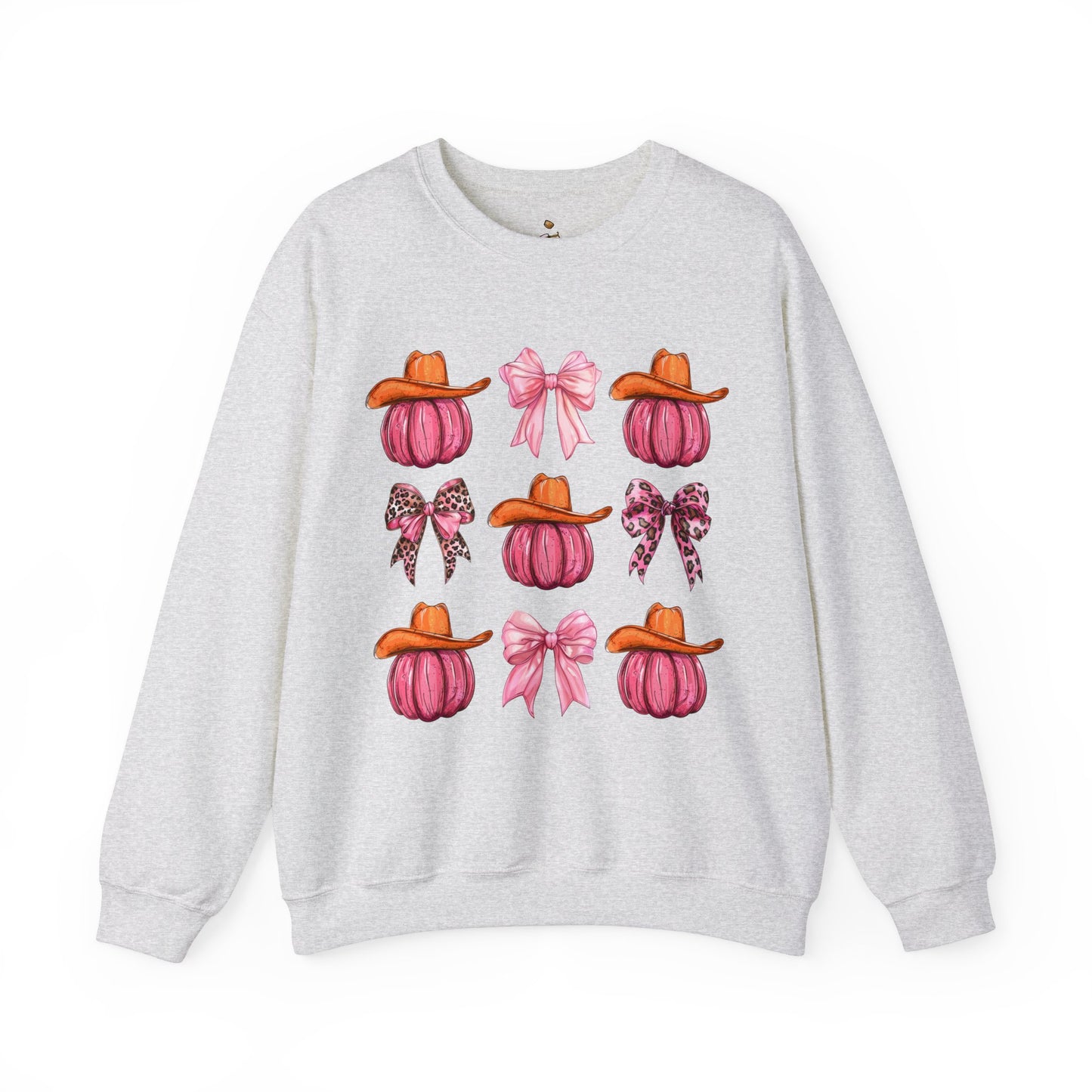 Pink Cowgirl Pumpkins  - Unisex  Crewneck Sweatshirt