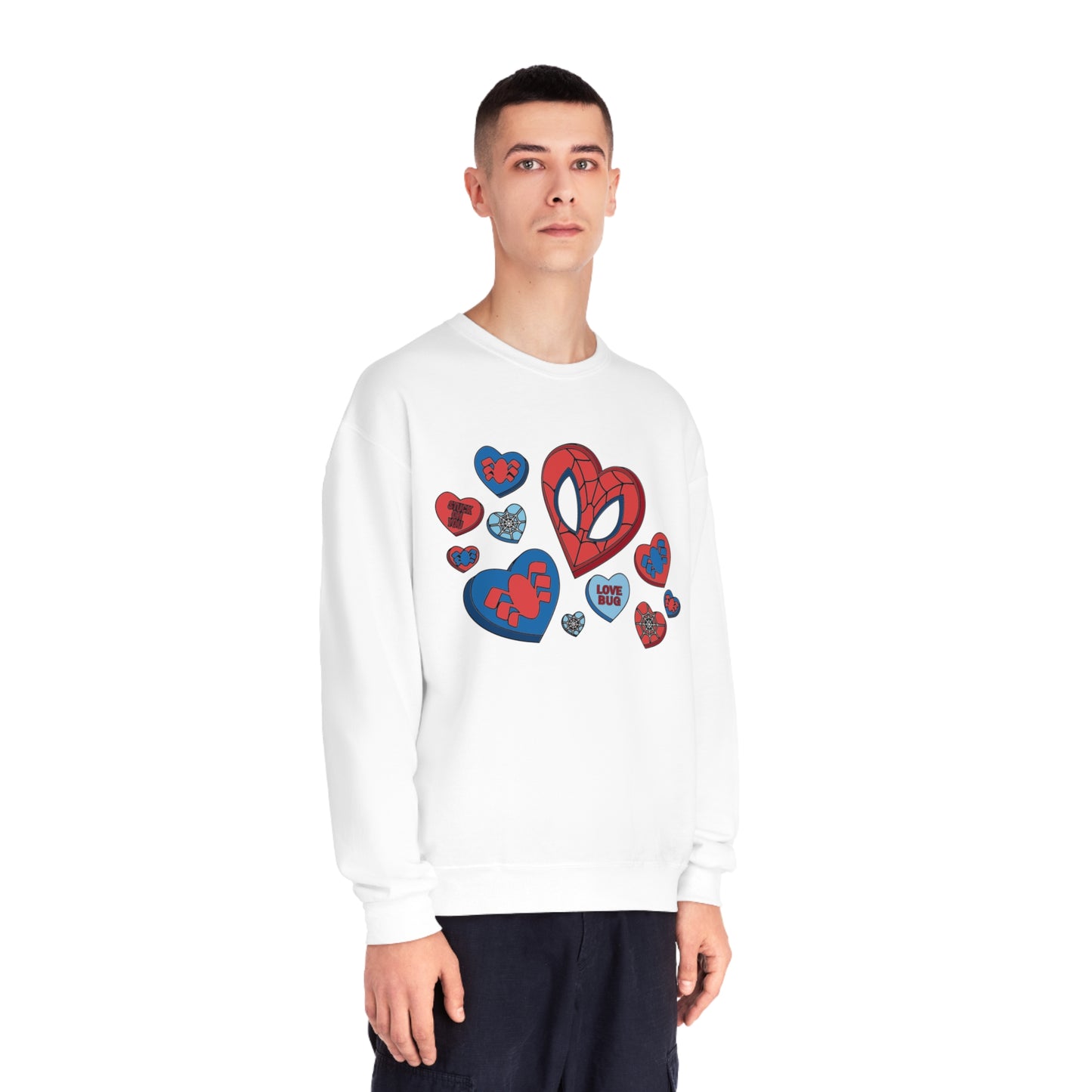 Spidey Hearts - Unisex NuBlend® Crewneck Sweatshirt