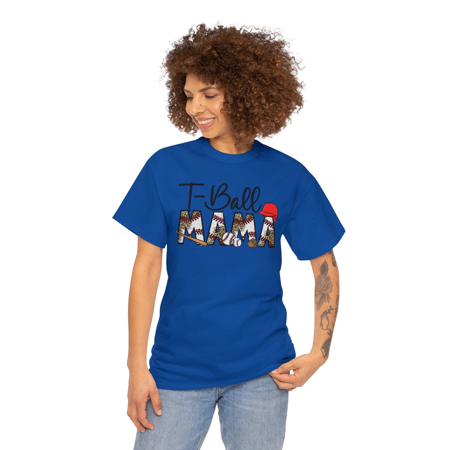 T-Ball Mama  - Unisex Heavy Cotton Tee