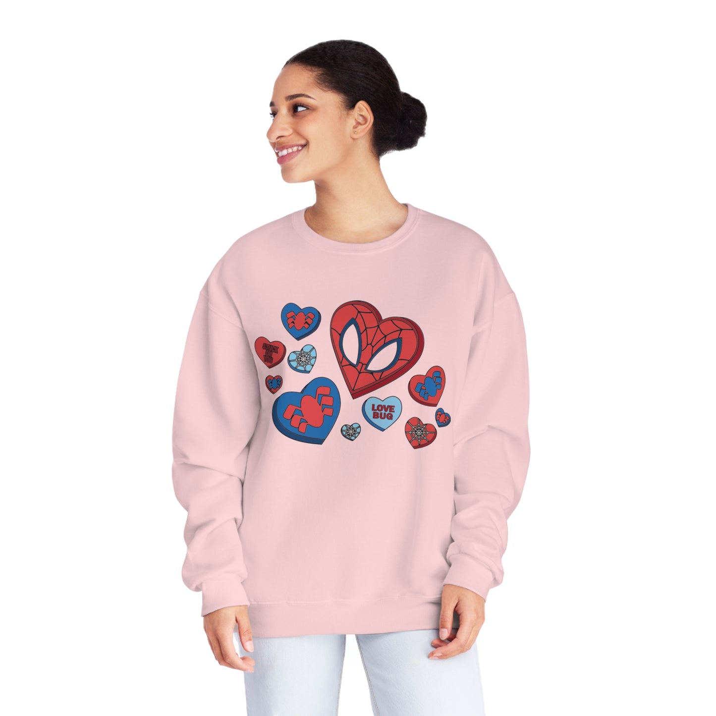 Spidey Hearts - Unisex NuBlend® Crewneck Sweatshirt