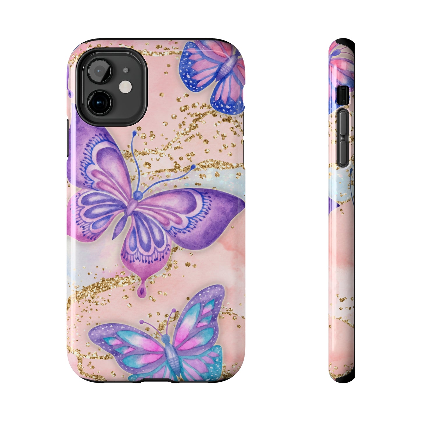 Marble Butterfly - Tough Phone Cases