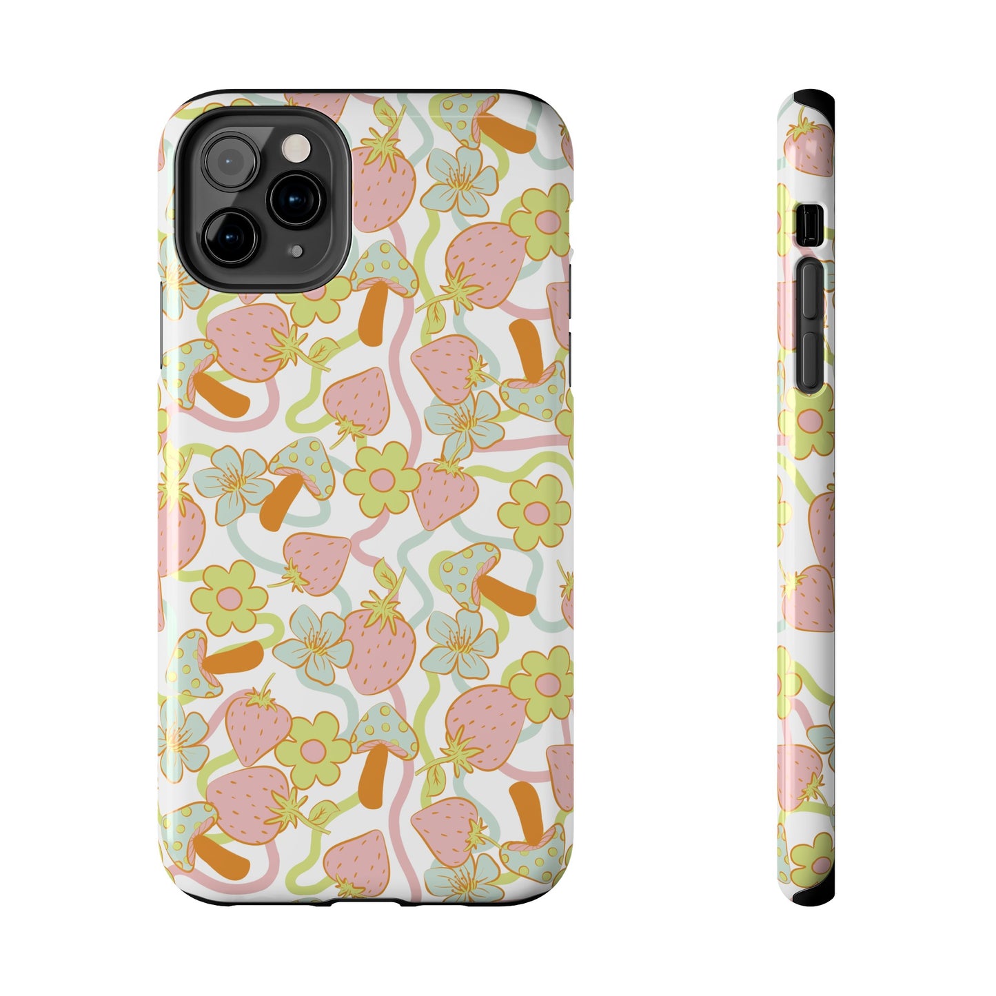 Strawberry Shrooms - Tough Phone Cases