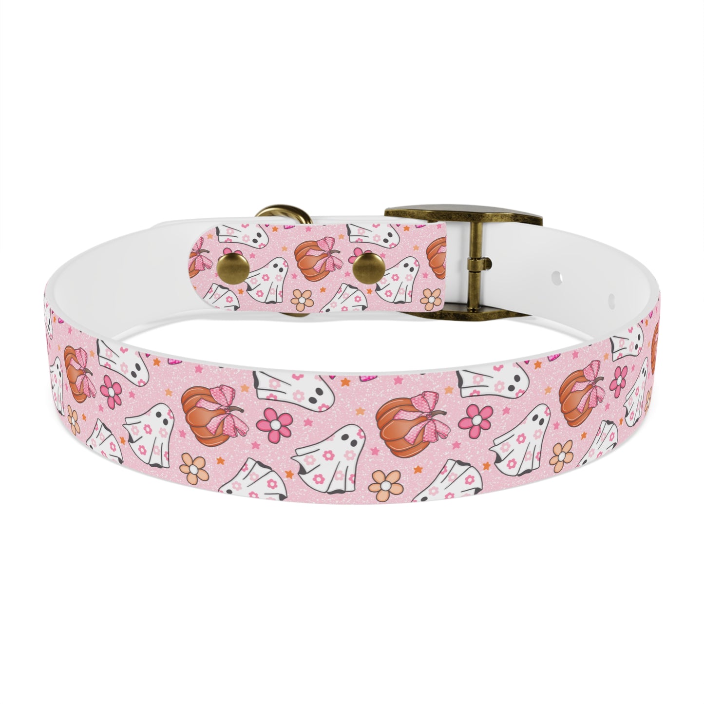 Pink Ghost  - Dog Collar